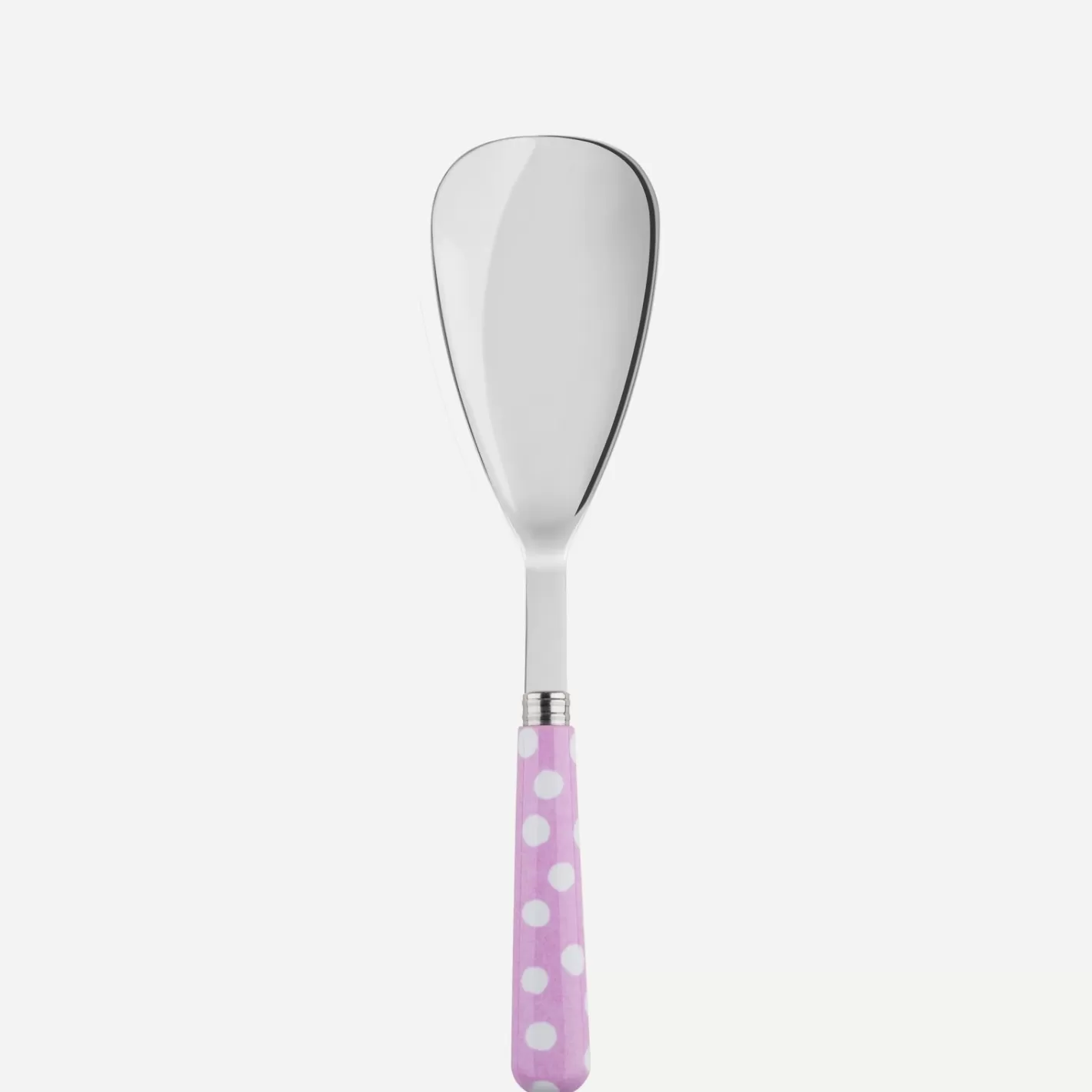 Sabre Paris Rice Spoon>White Dots, Pink