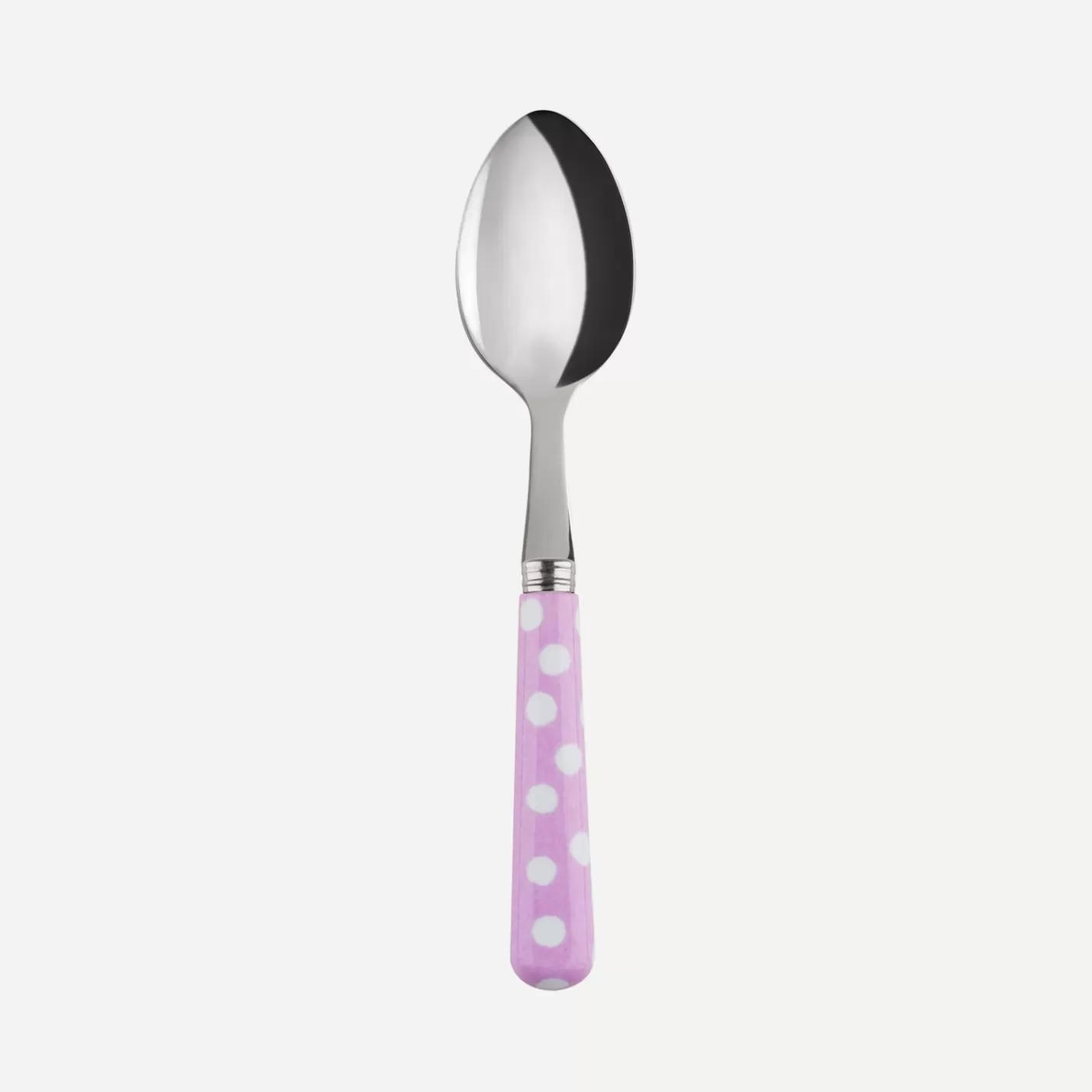 Sabre Paris Teaspoon>White Dots, Pink