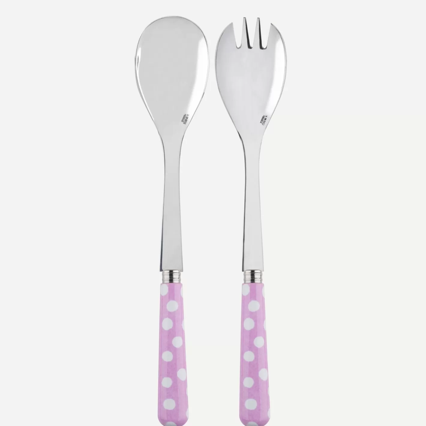 Sabre Paris Salad Set>White Dots, Pink