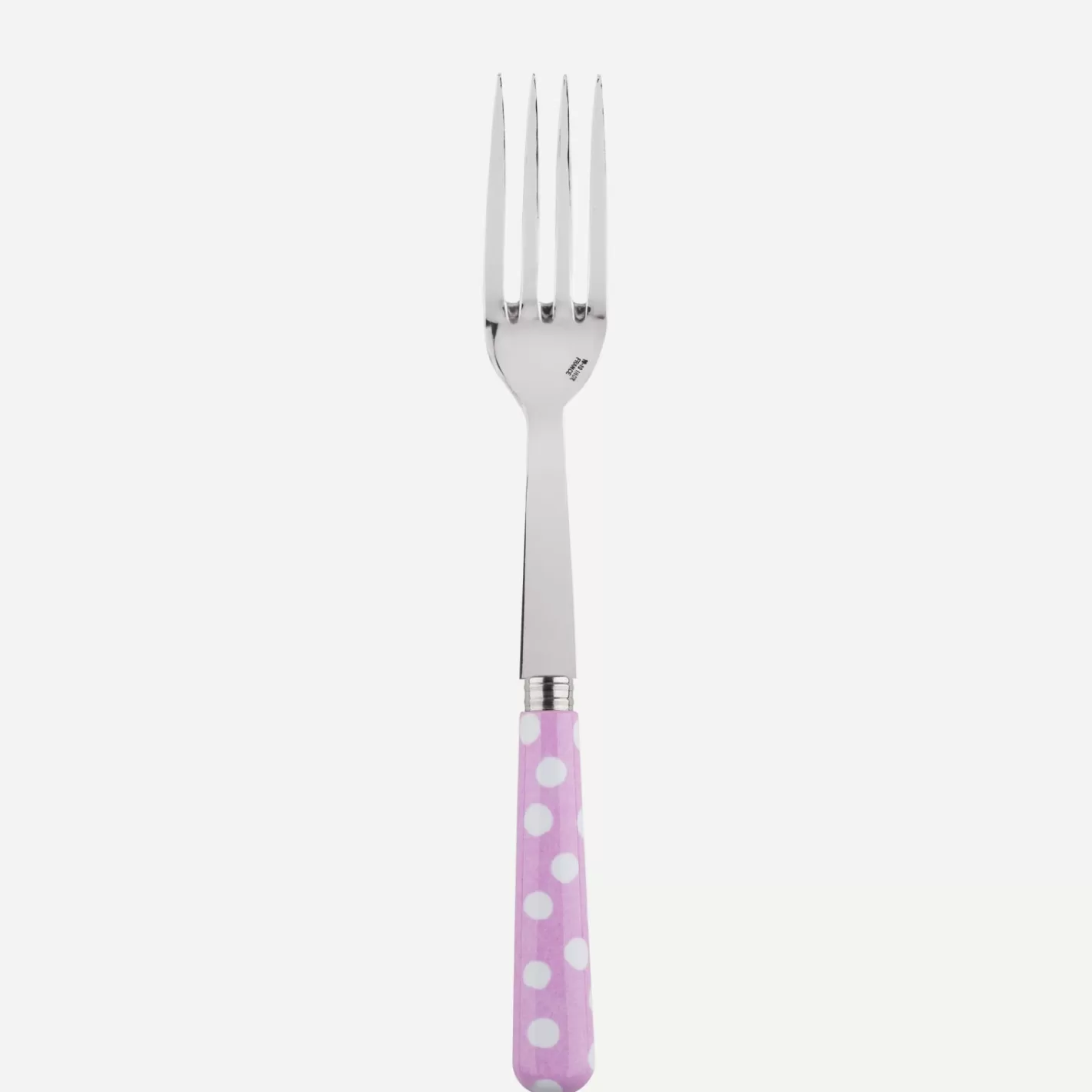 Sabre Paris Serving Fork>White Dots, Pink