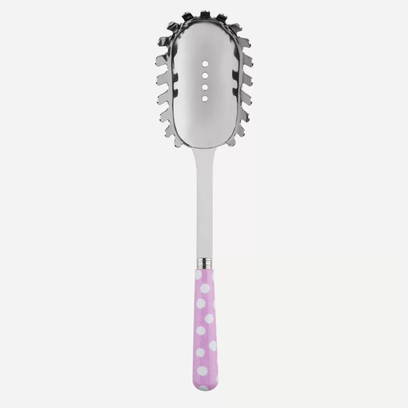 Sabre Paris Spaghetti Spoon>White Dots, Pink