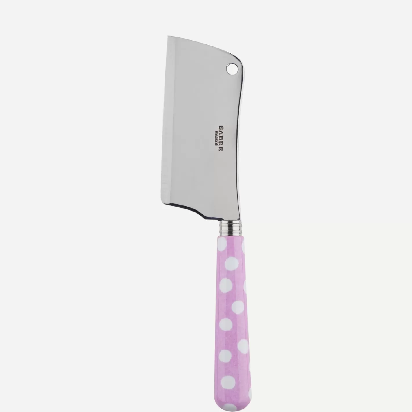 Sabre Paris Cheese Cleaver>White Dots, Pink