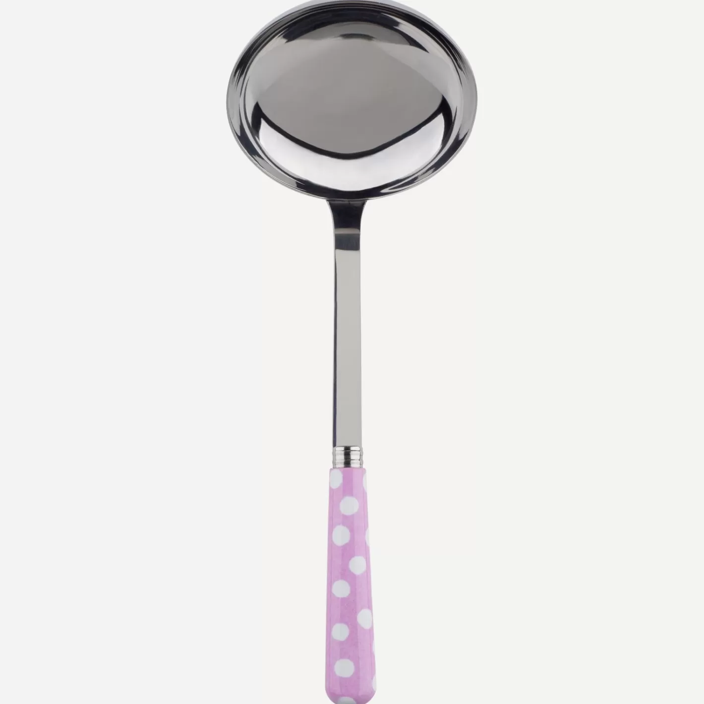 Sabre Paris Ladle>White Dots, Pink