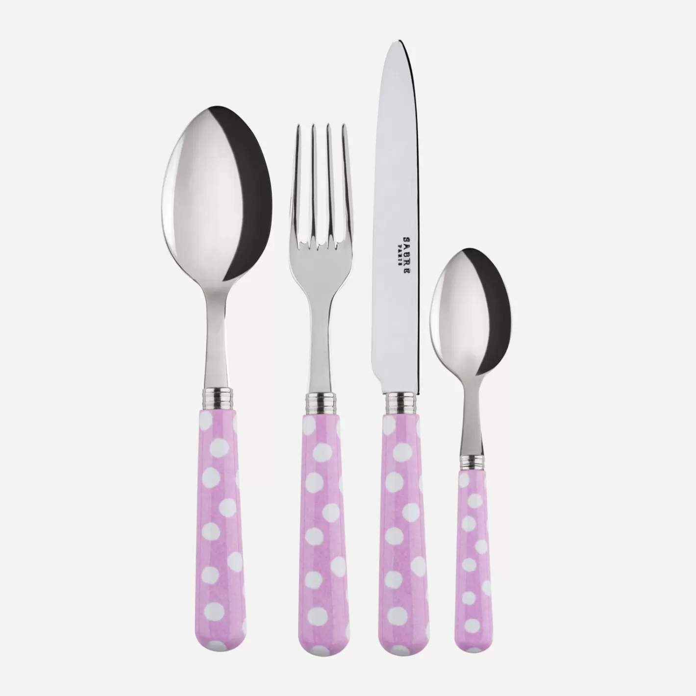 Sabre Paris 48 Pieces Set>White Dots, Pink