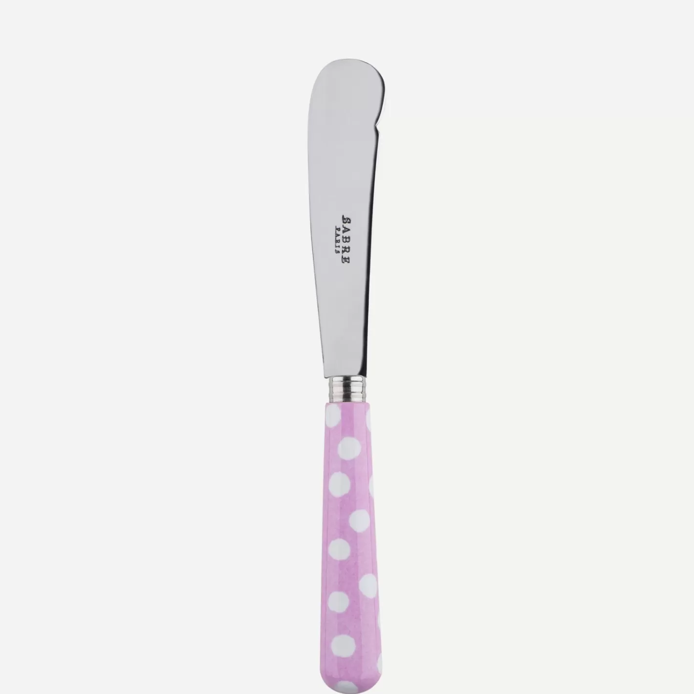 Sabre Paris Butter Knife>White Dots, Pink