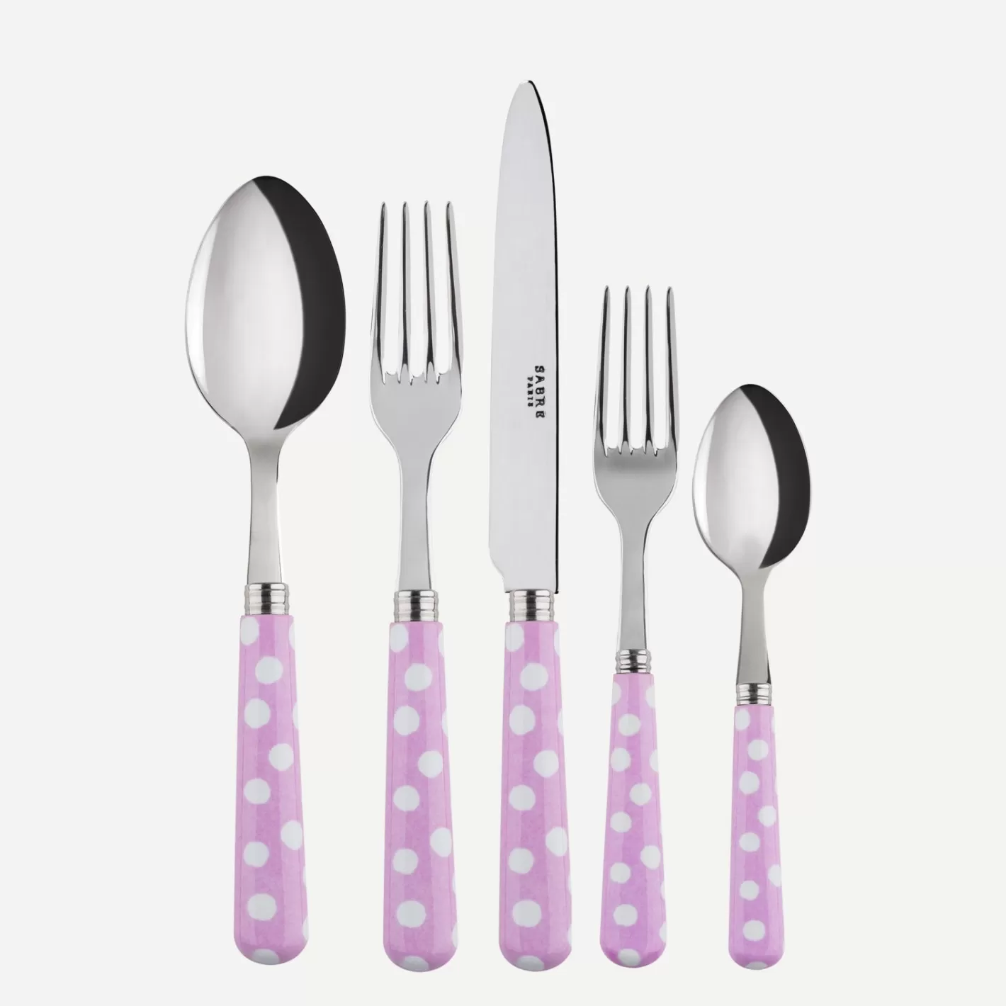 Sabre Paris Set Of 5 Pieces>White Dots, Pink