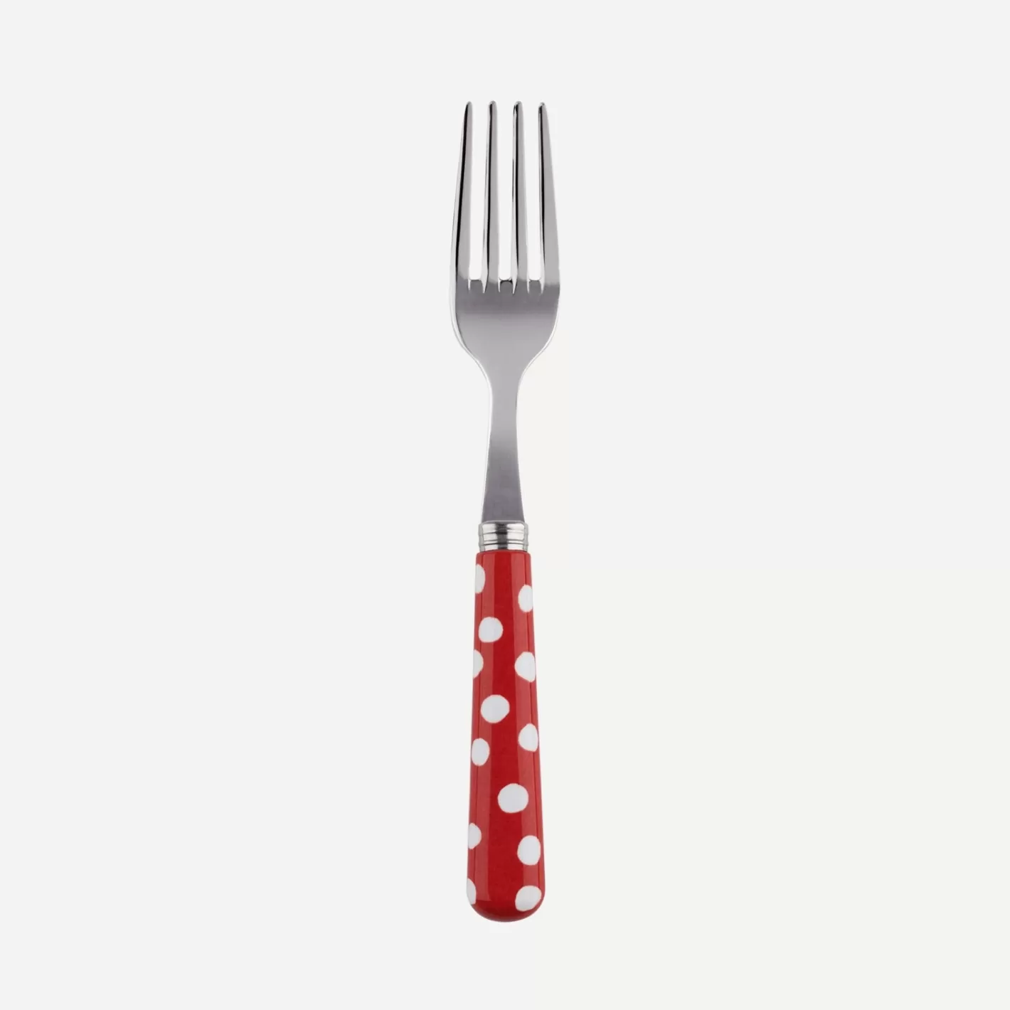 Sabre Paris Small Fork>White Dots, Red