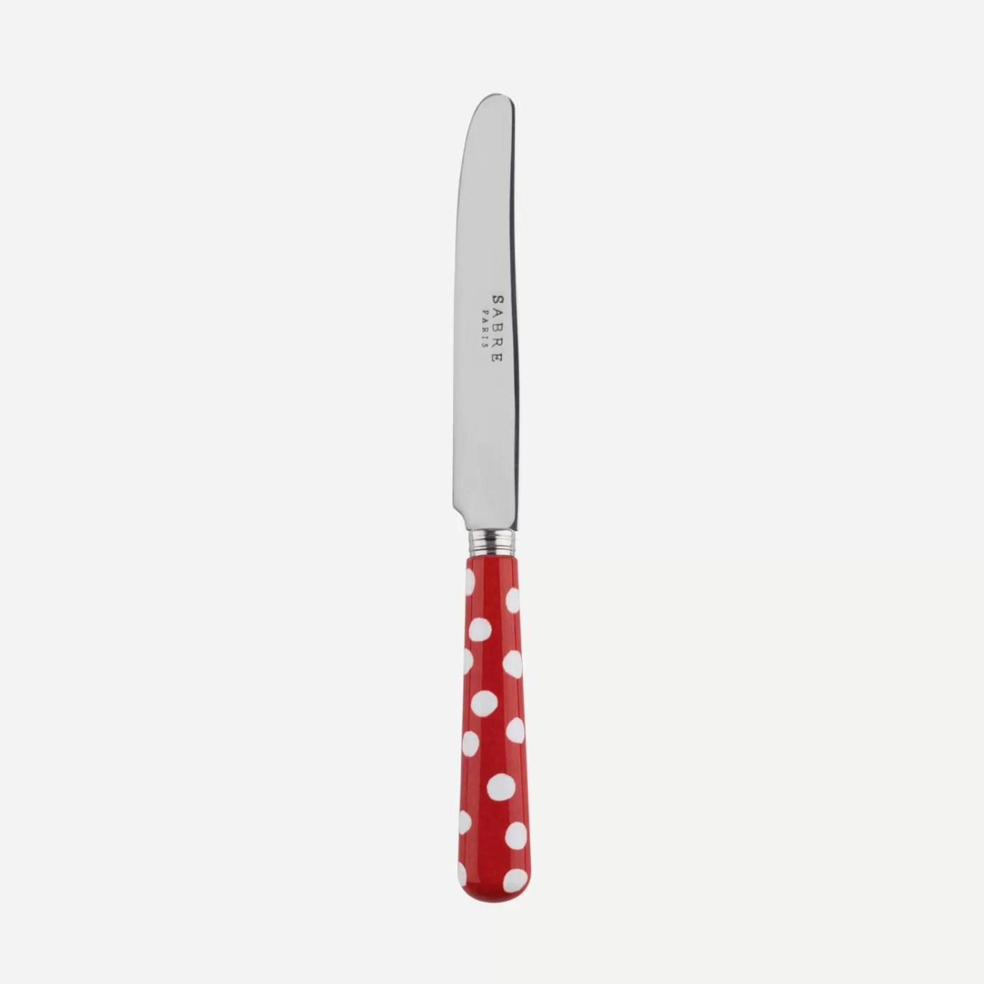 Sabre Paris Breakfast Knife>White Dots, Red