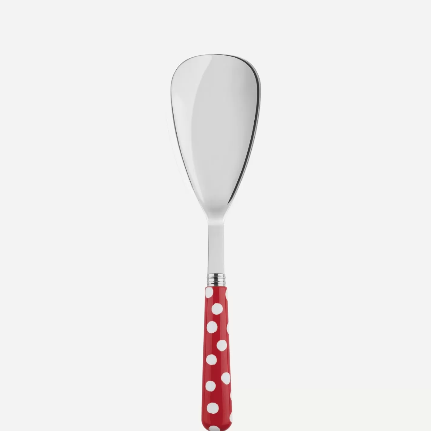 Sabre Paris Rice Spoon>White Dots, Red