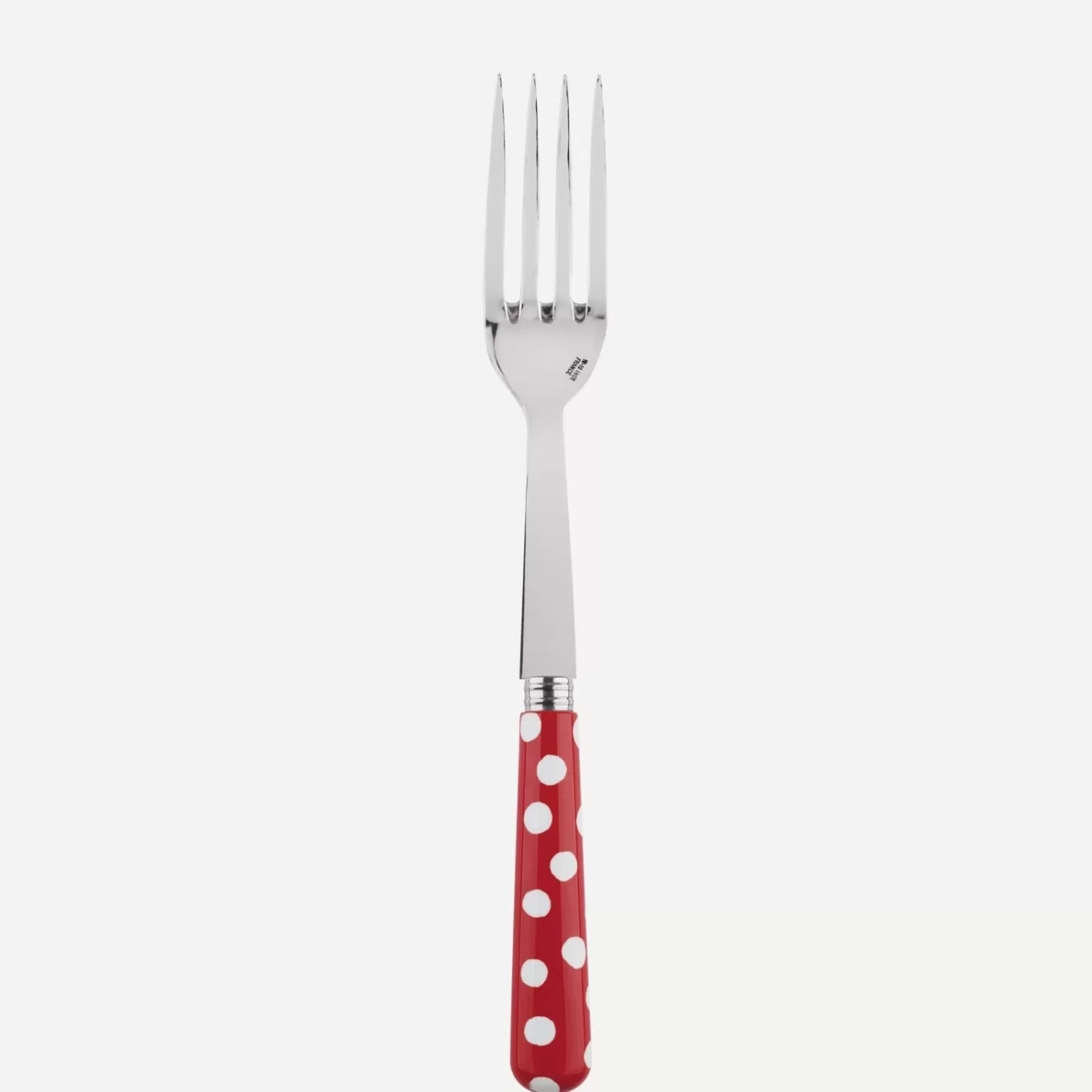 Sabre Paris Serving Fork>White Dots, Red