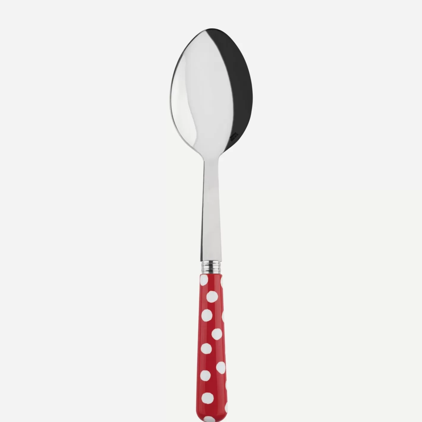 Sabre Paris Serving Spoon>White Dots, Red