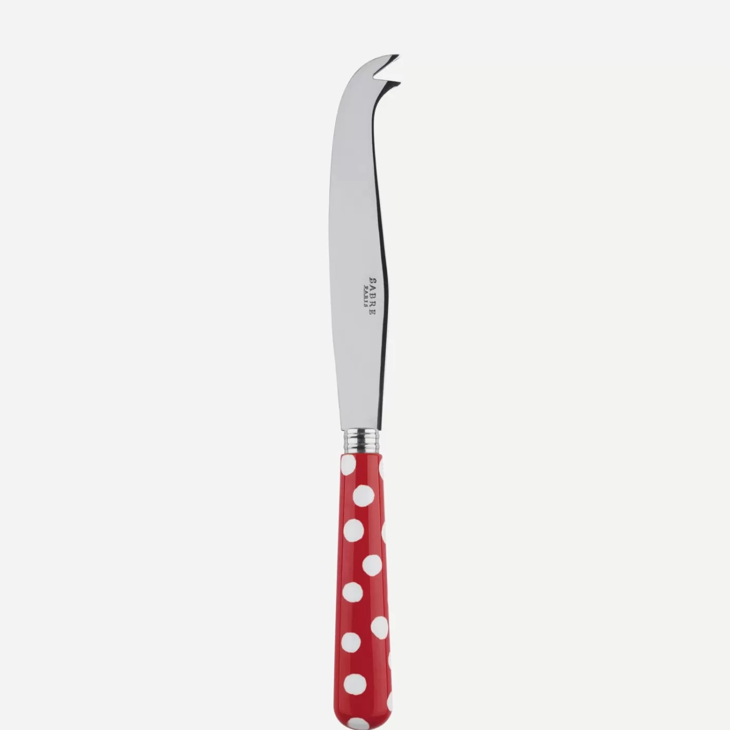 Sabre Paris Cheese Knife>White Dots, Red