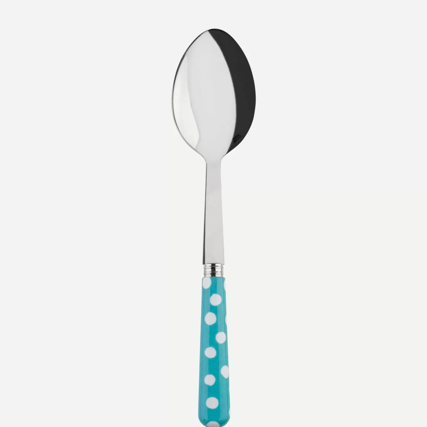 Sabre Paris Serving Spoon>White Dots, Turquoise