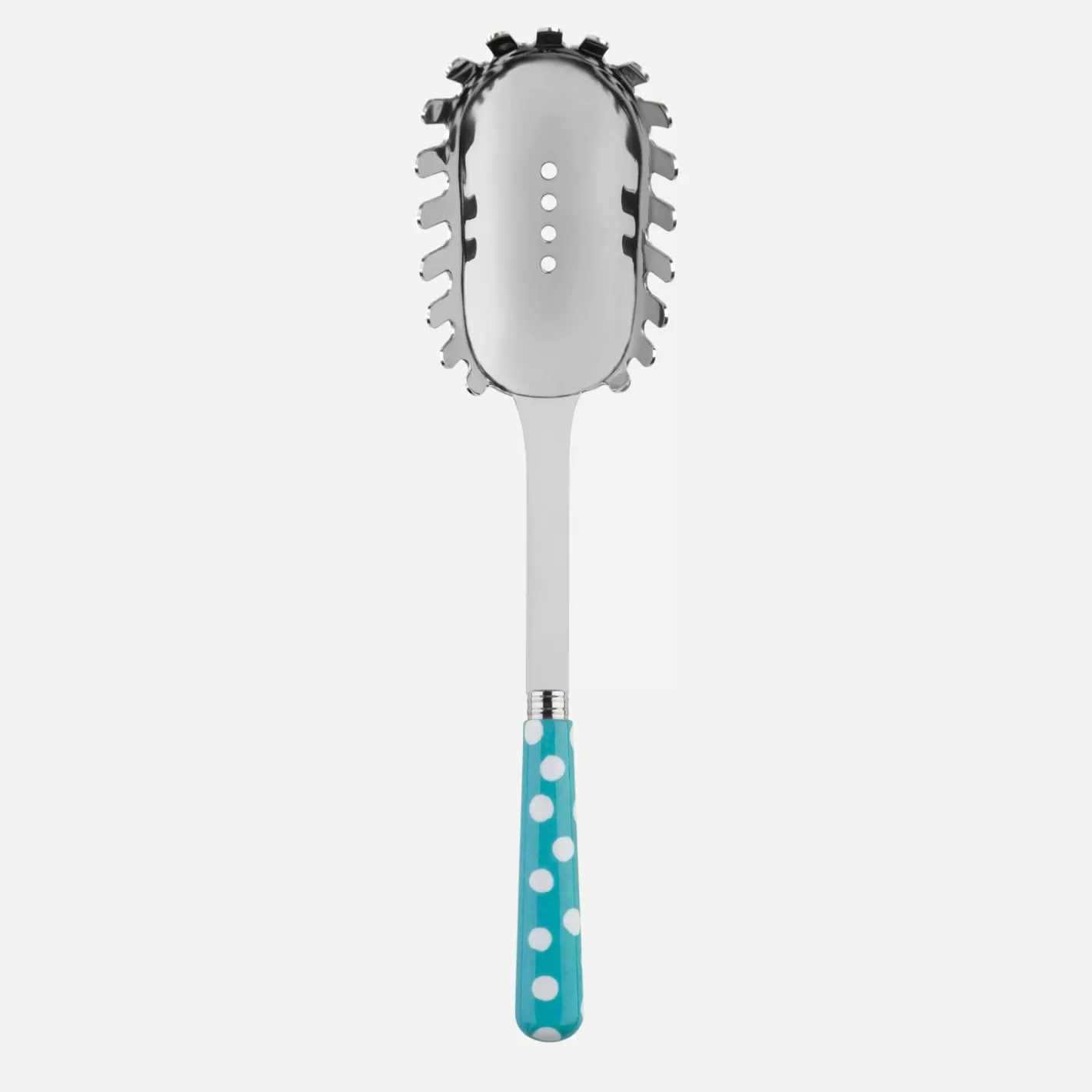 Sabre Paris Spaghetti Spoon>White Dots, Turquoise