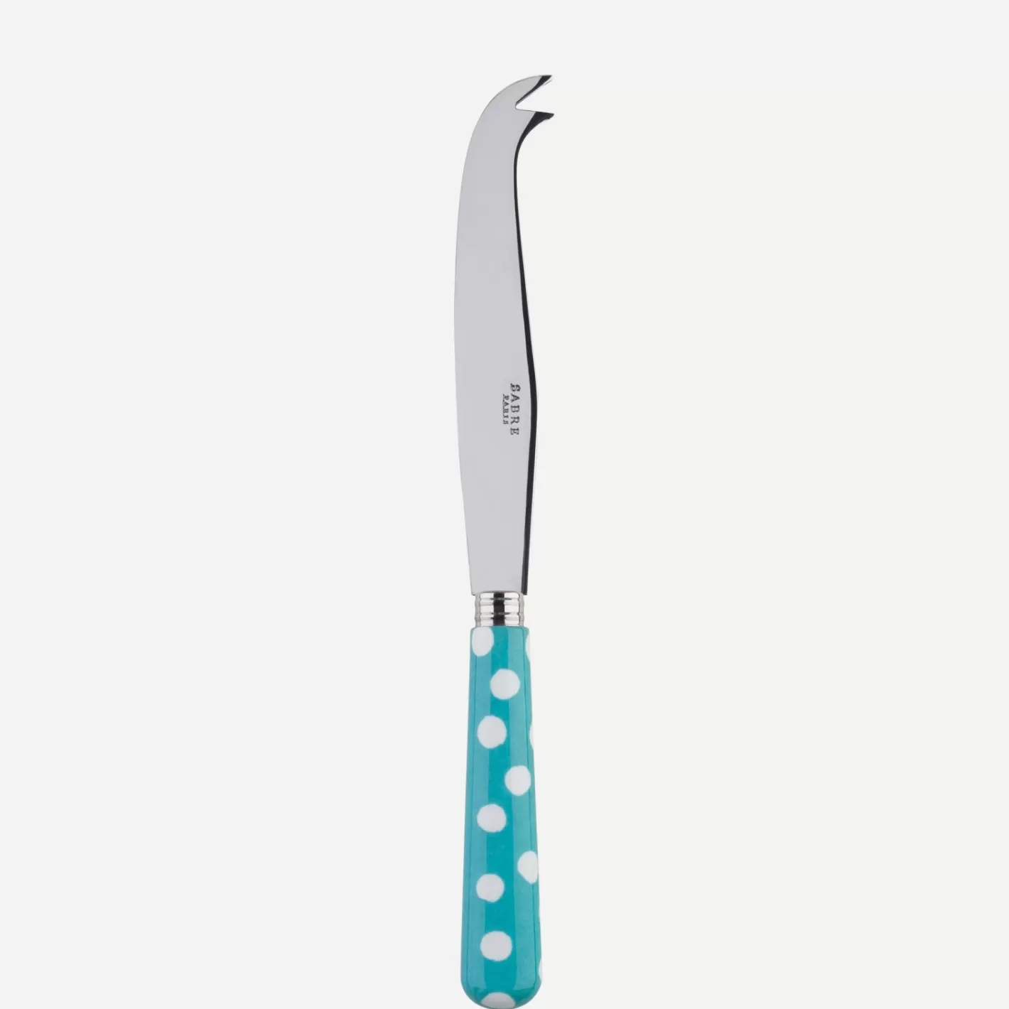 Sabre Paris Cheese Knife>White Dots, Turquoise