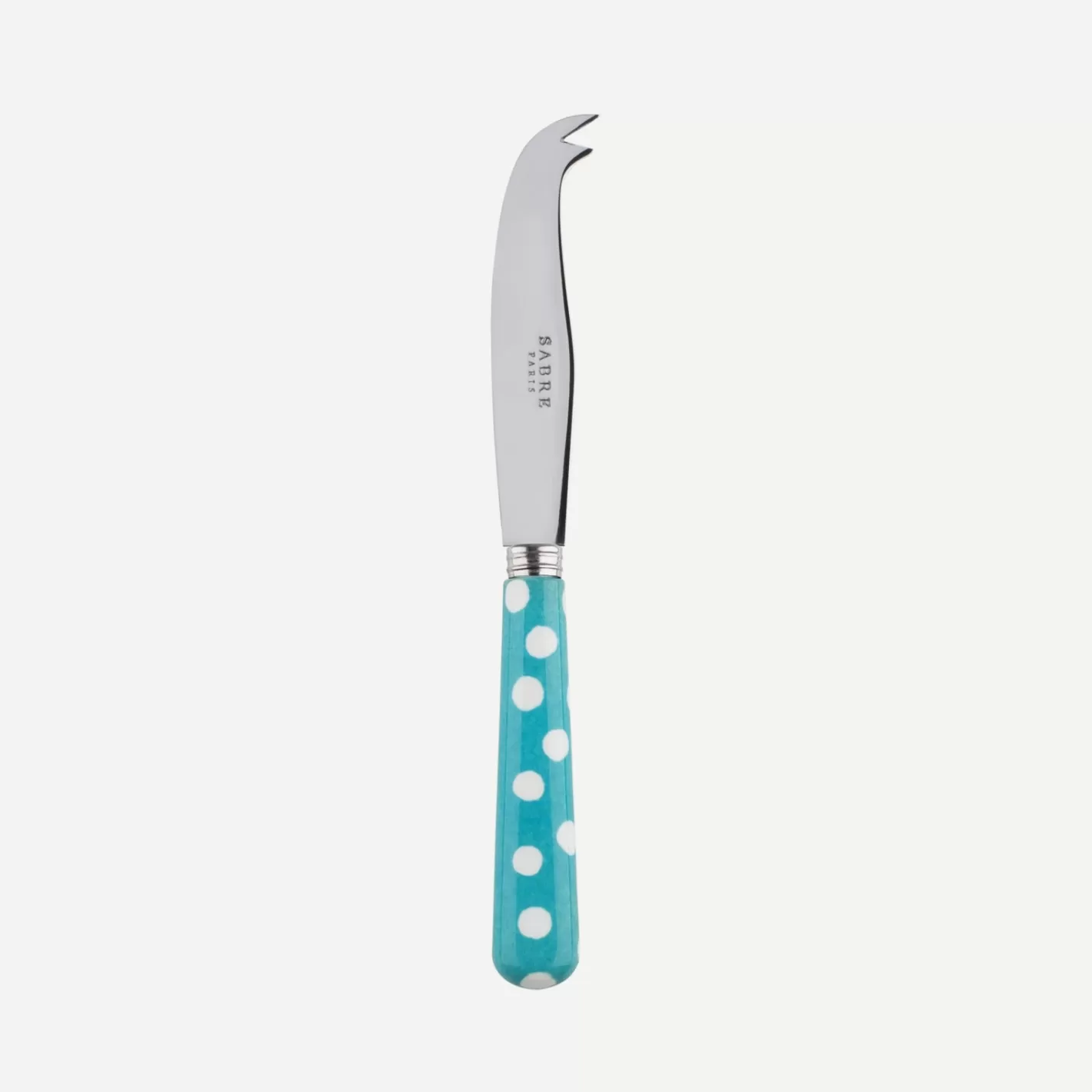 Sabre Paris Cheese Knife>White Dots, Turquoise