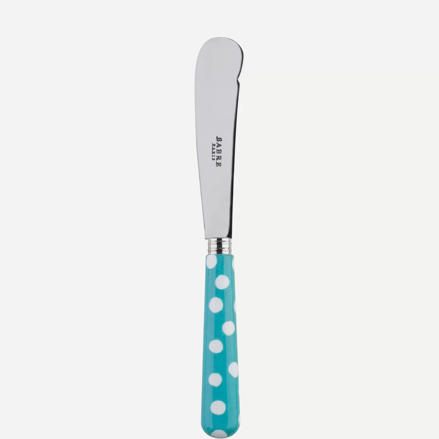 Sabre Paris Butter Knife>White Dots, Turquoise