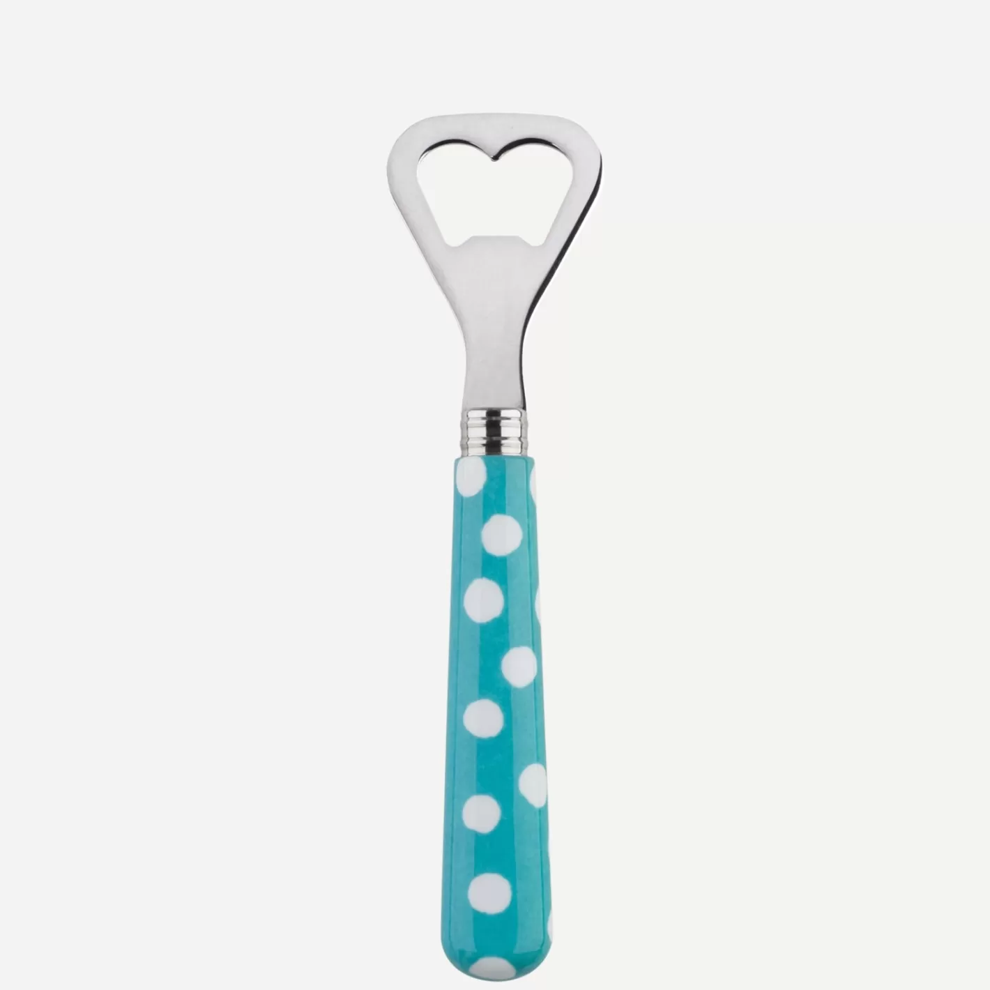 Sabre Paris Bottle Opener>White Dots, Turquoise