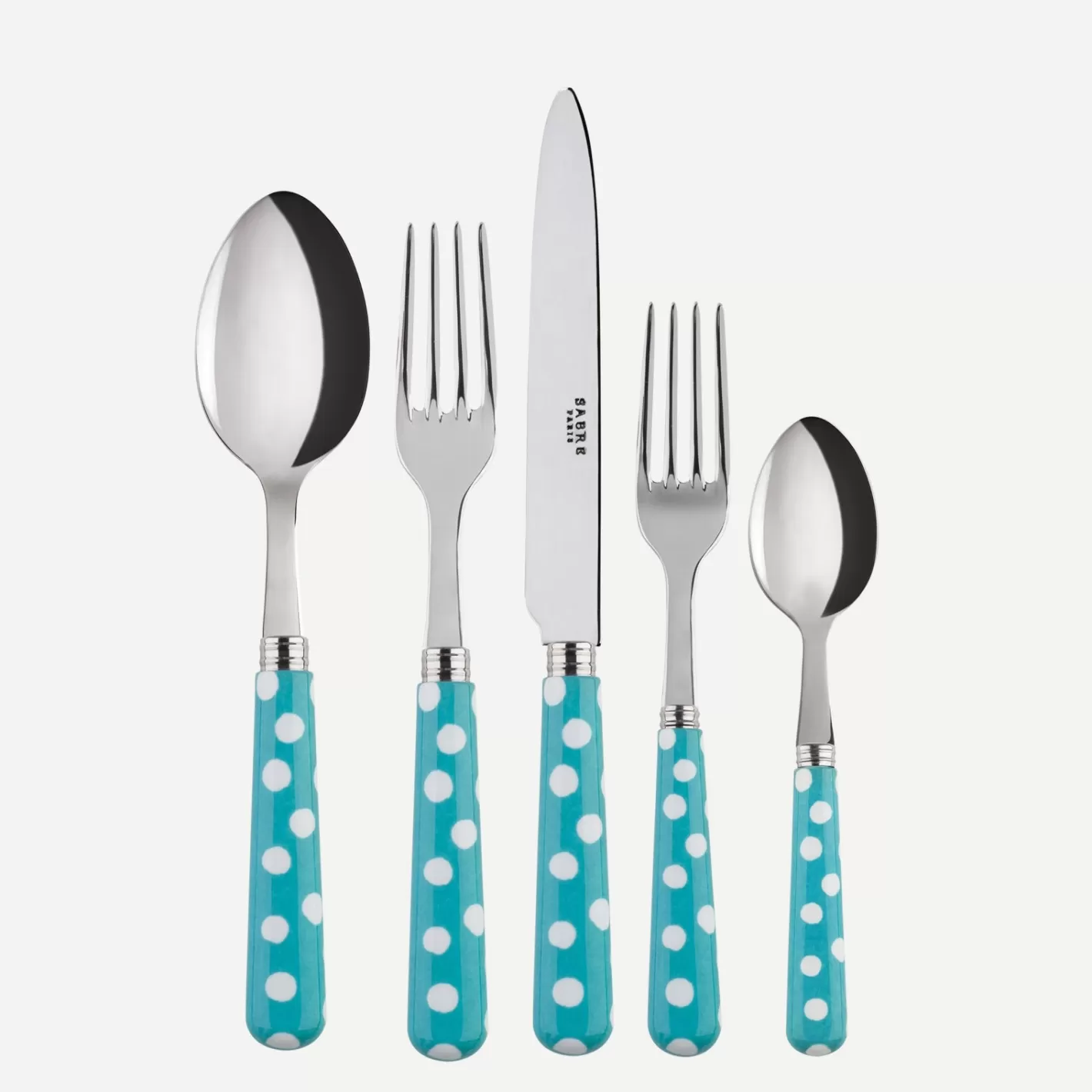 Sabre Paris Set Of 5 Pieces>White Dots, Turquoise