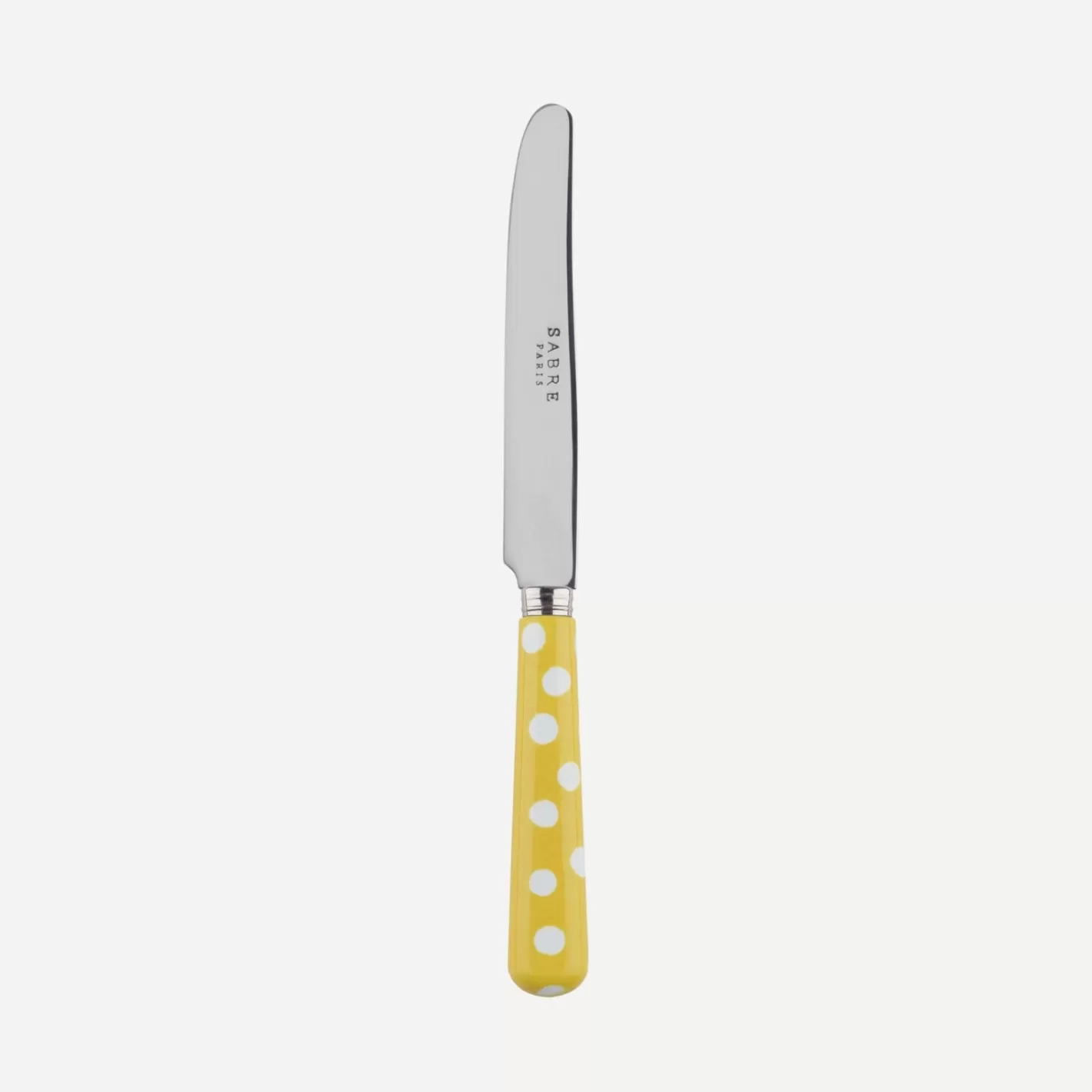 Sabre Paris Breakfast Knife>White Dots, Yellow