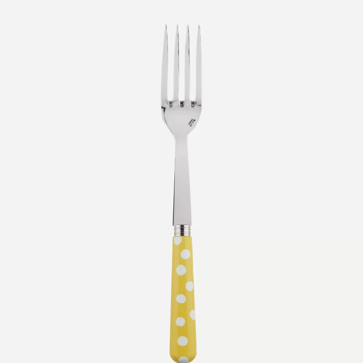 Sabre Paris Serving Fork>White Dots, Yellow