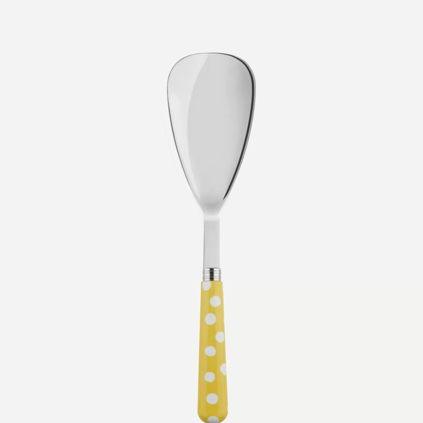 Sabre Paris Rice Spoon>White Dots, Yellow