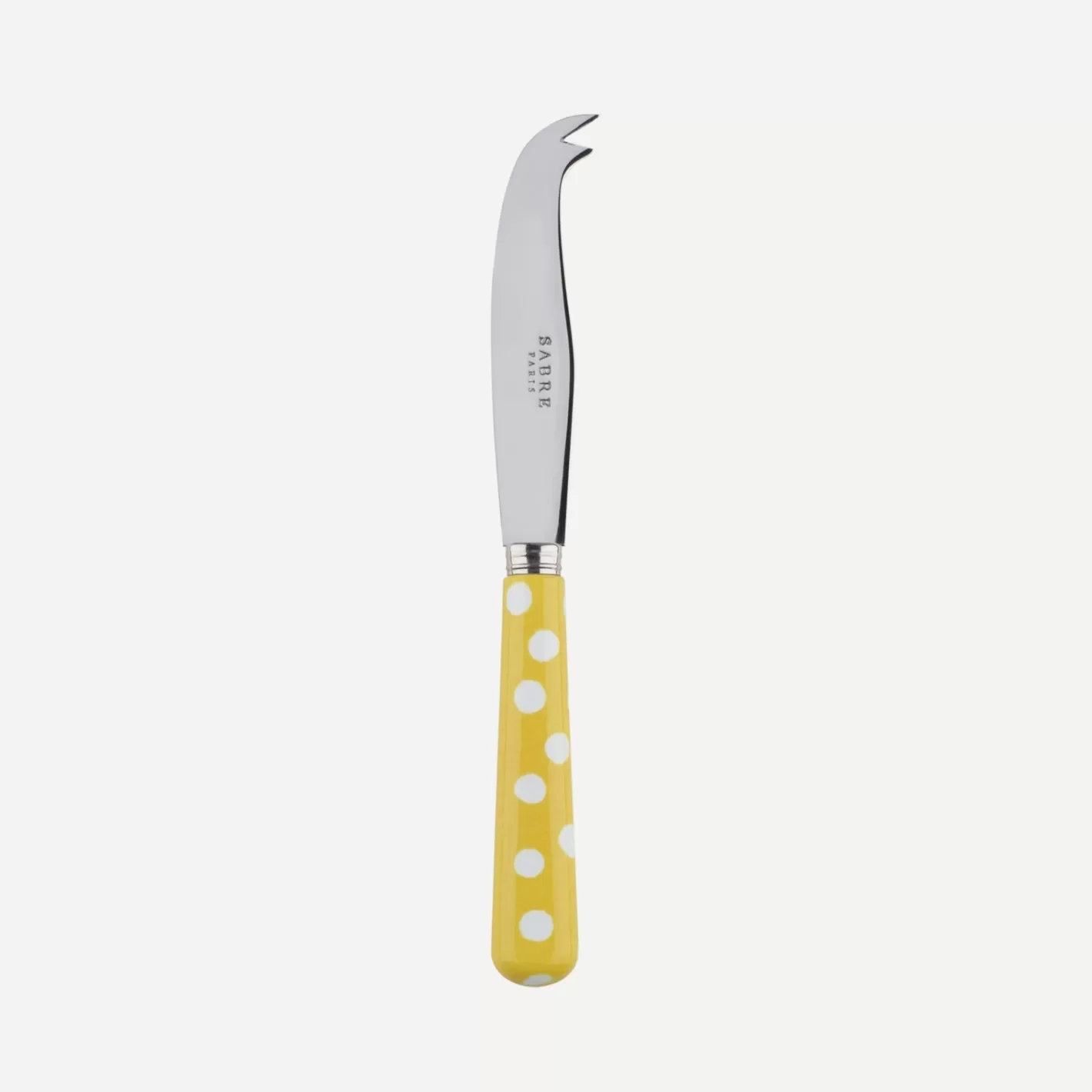 Sabre Paris Cheese Knife>White Dots, Yellow