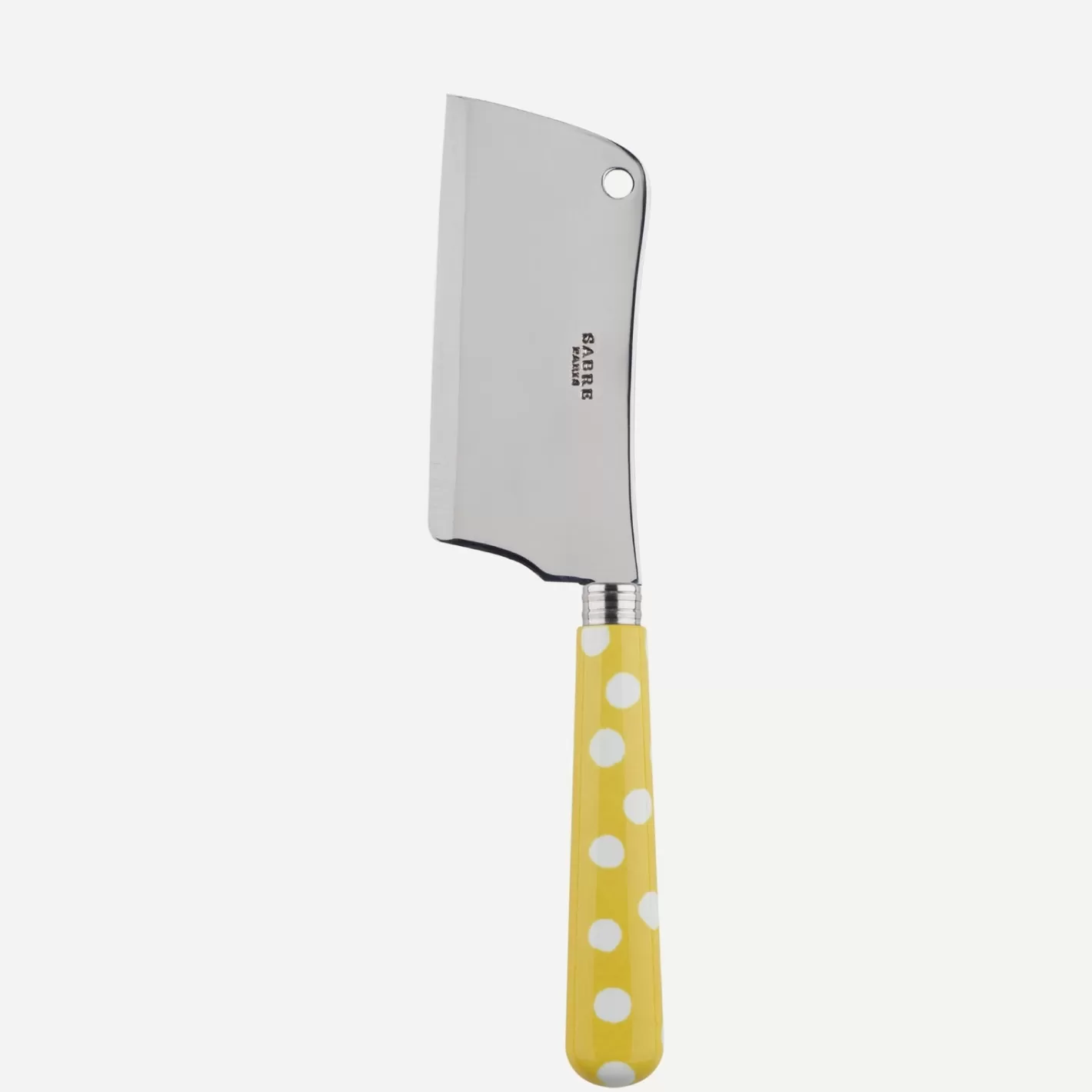 Sabre Paris Cheese Cleaver>White Dots, Yellow