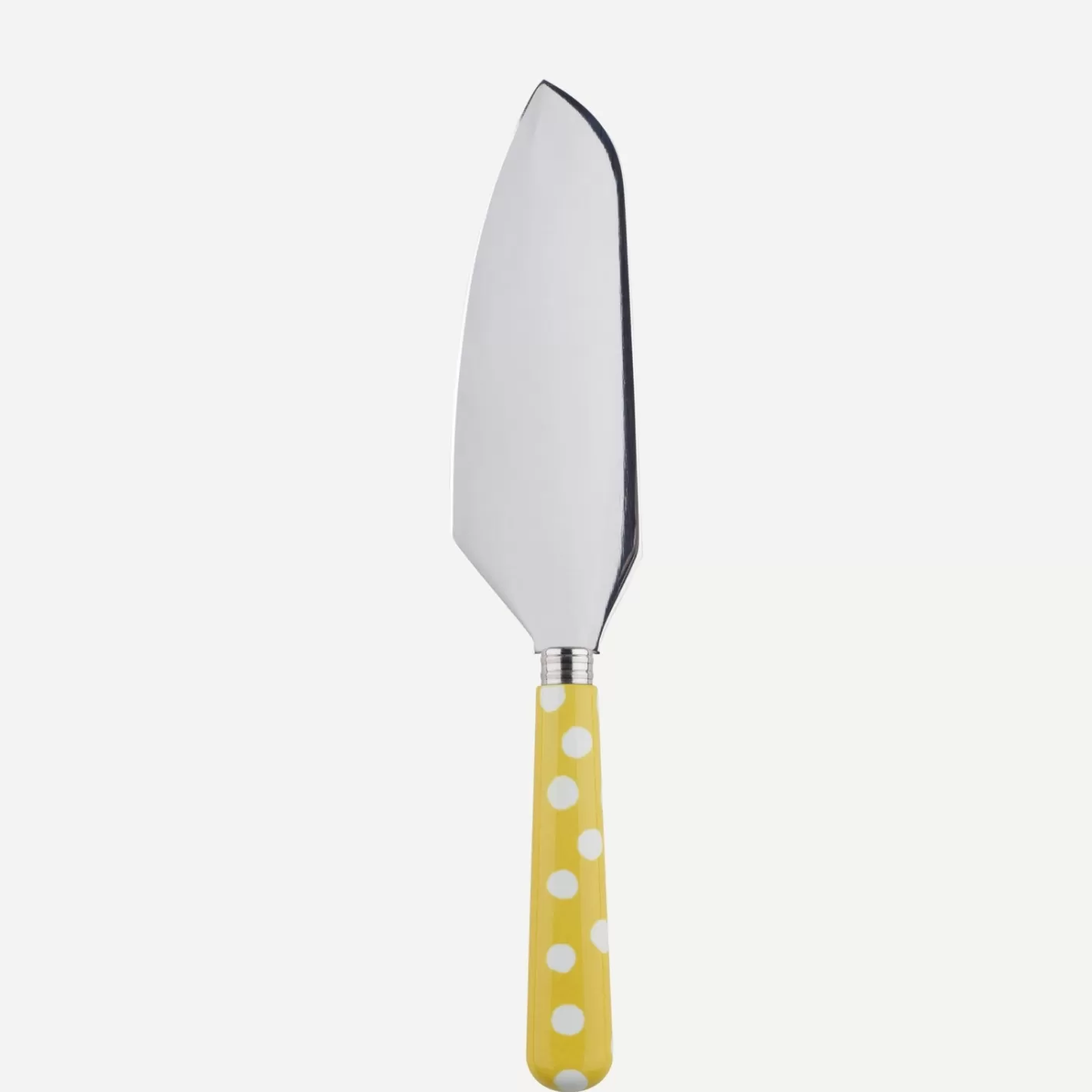 Sabre Paris Tart Slicer>White Dots, Yellow