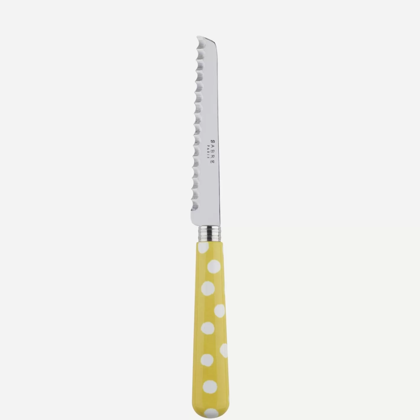 Sabre Paris Tomato Knife>White Dots, Yellow