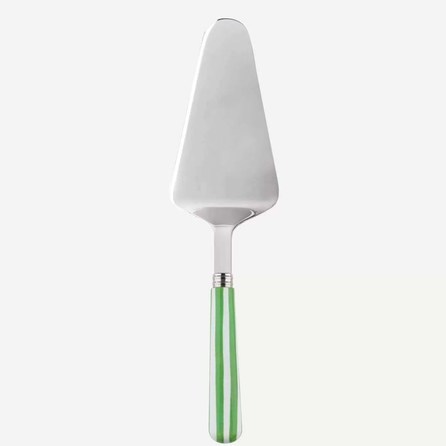 Sabre Paris Tart Server>White Stripe, Garden green