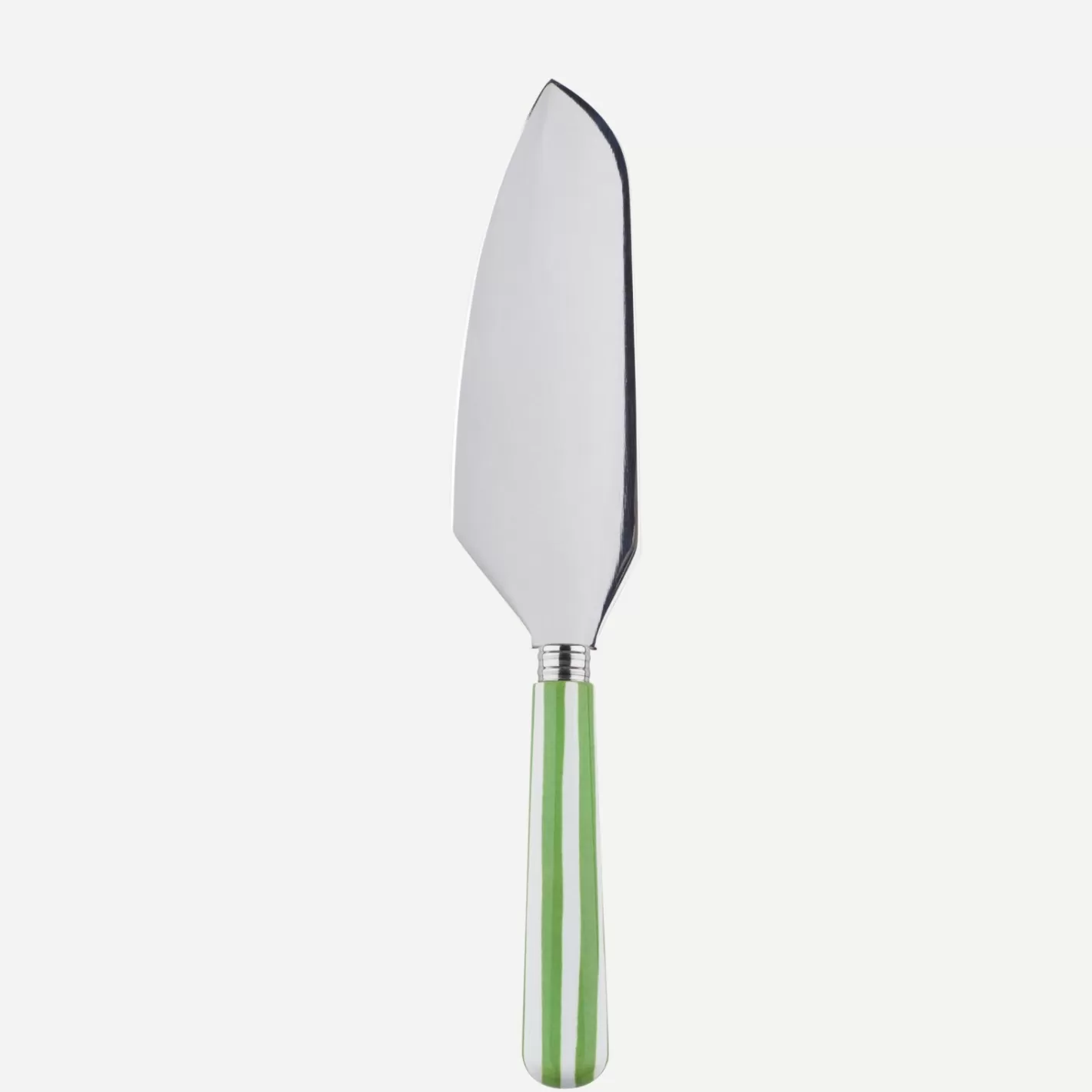 Sabre Paris Tart Slicer>White Stripe, Garden green