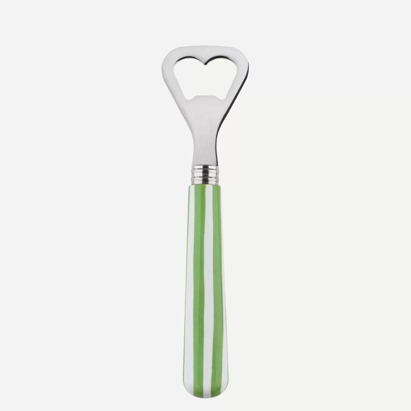 Sabre Paris Bottle Opener>White Stripe, Garden green