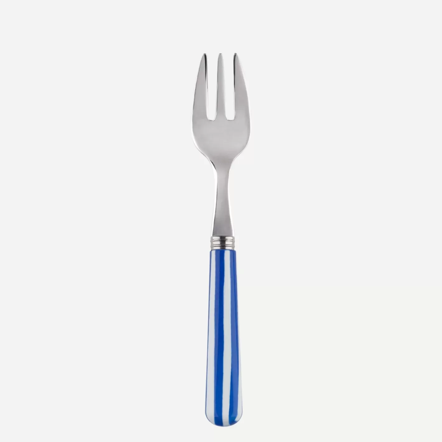 Sabre Paris Oyster Fork>White Stripe, Lapis blue