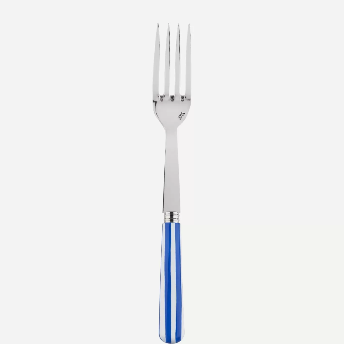 Sabre Paris Serving Fork>White Stripe, Lapis blue