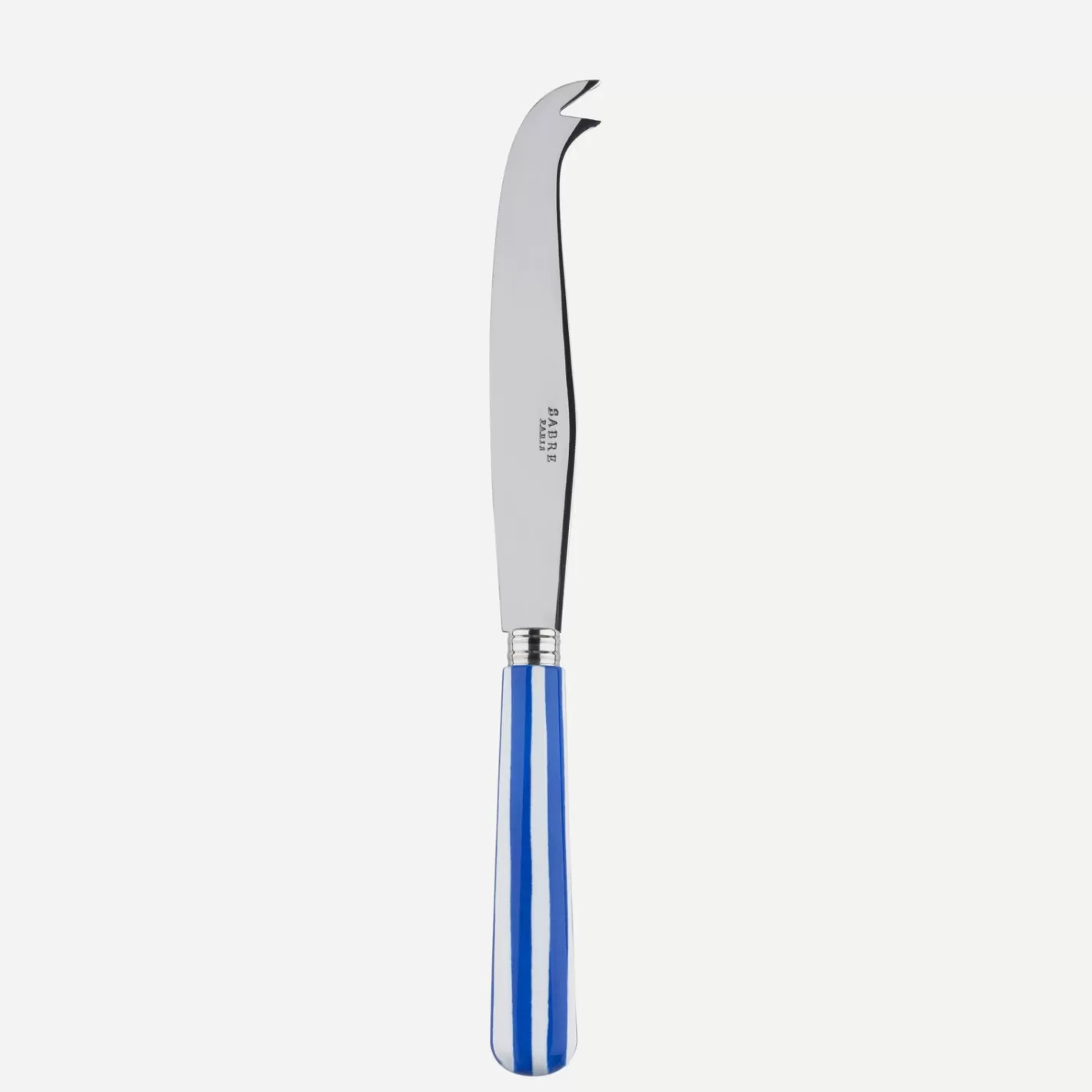 Sabre Paris Cheese Knife>White Stripe, Lapis blue