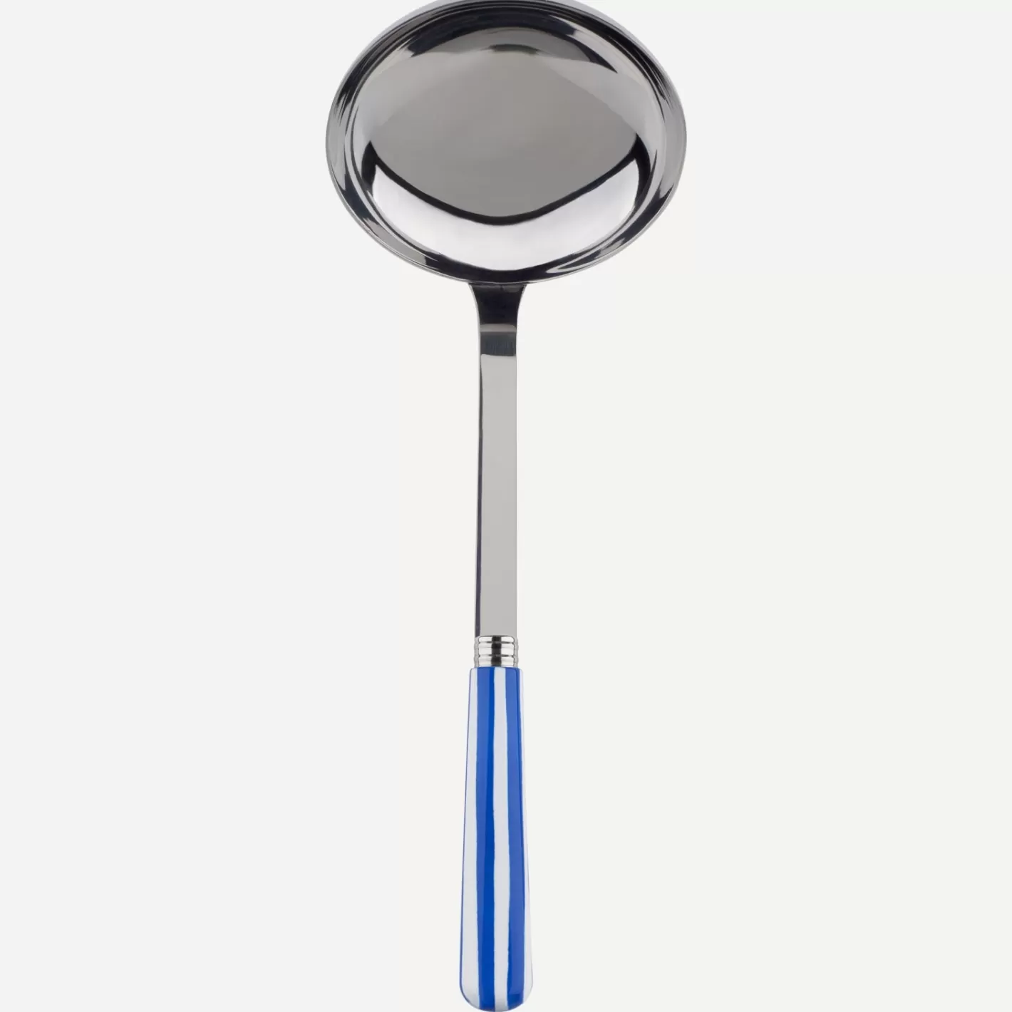 Sabre Paris Ladle>White Stripe, Lapis blue