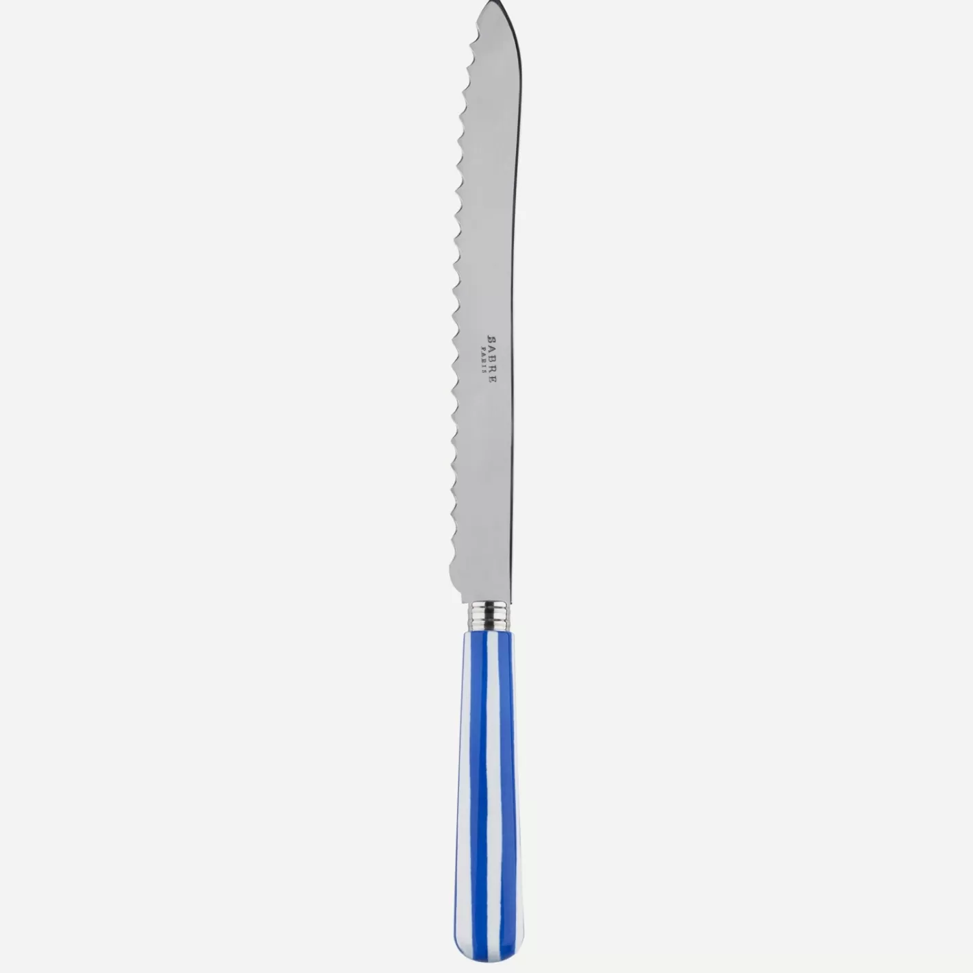 Sabre Paris Bread Knife>White Stripe, Lapis blue