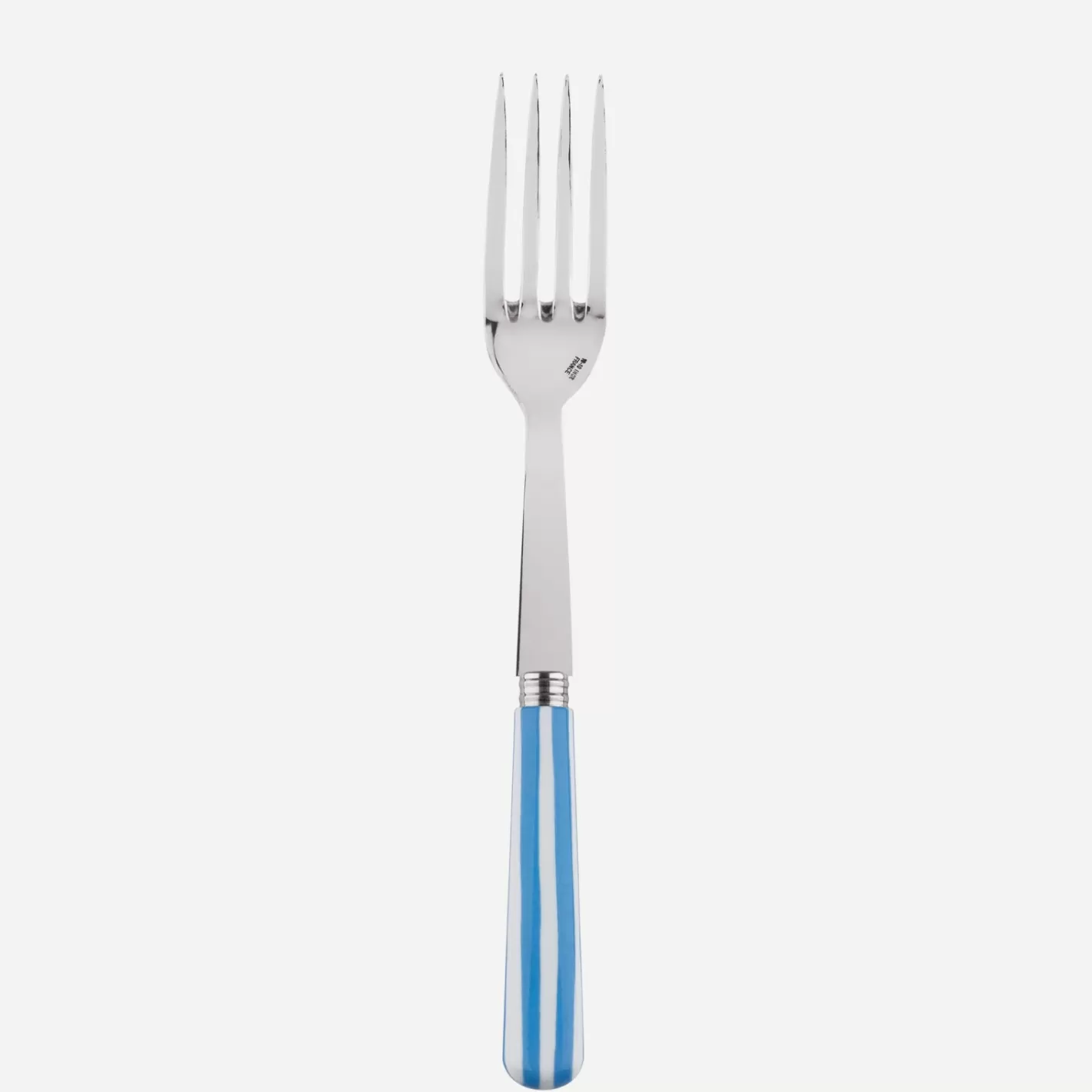 Sabre Paris Serving Fork>White Stripe, Light blue