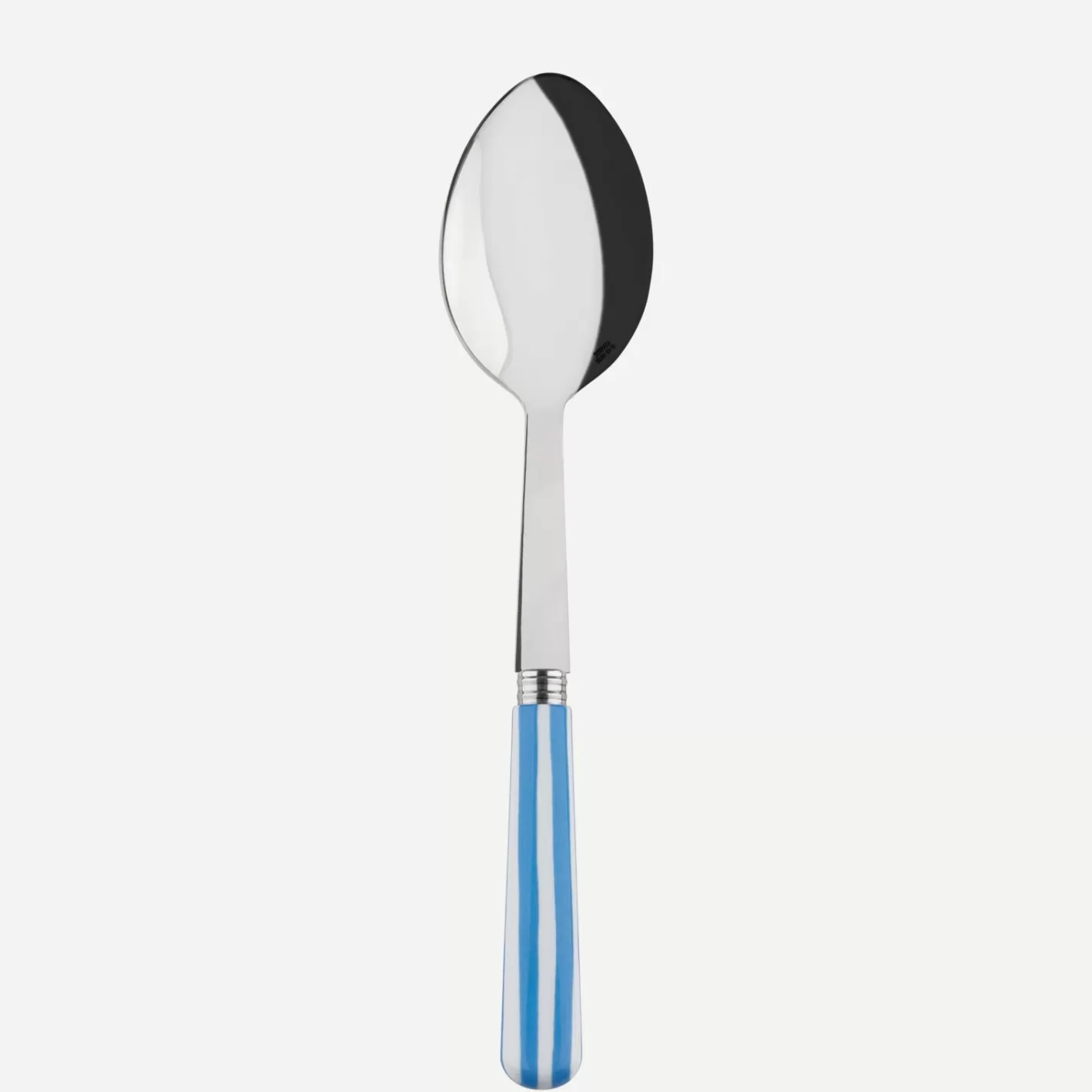 Sabre Paris Serving Spoon>White Stripe, Light blue