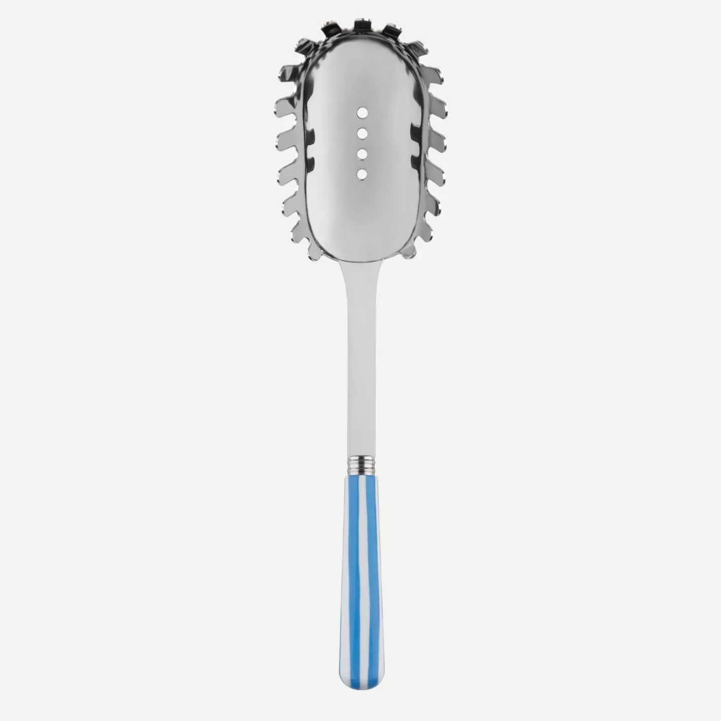 Sabre Paris Spaghetti Spoon>White Stripe, Light blue