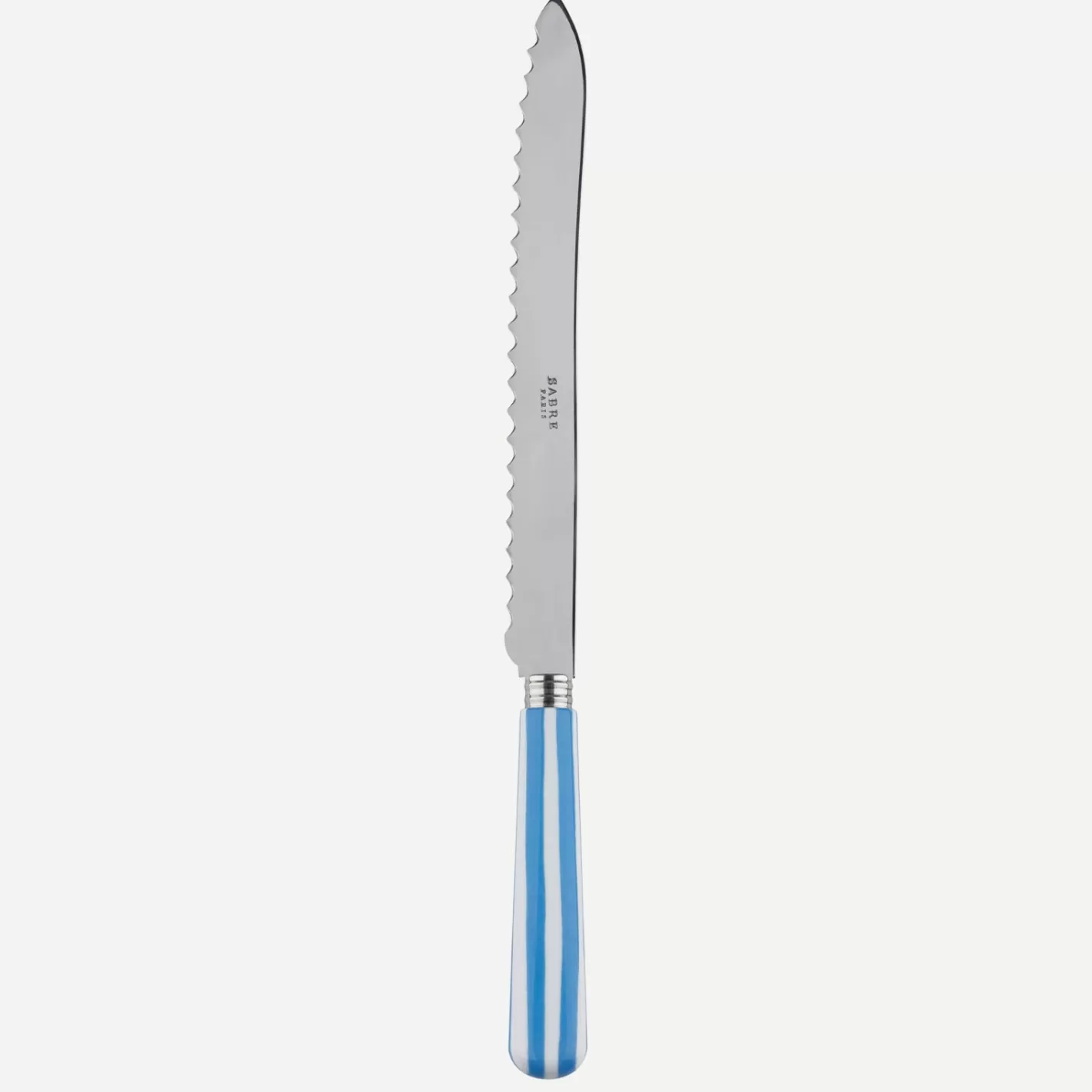 Sabre Paris Bread Knife>White Stripe, Light blue