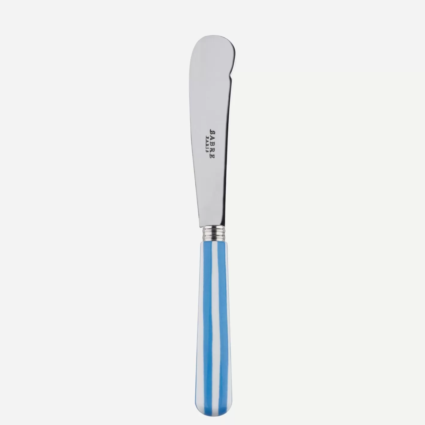 Sabre Paris Butter Knife>White Stripe, Light blue