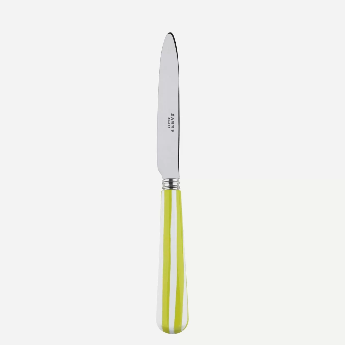 Sabre Paris Dessert Knife>White Stripe, Lime