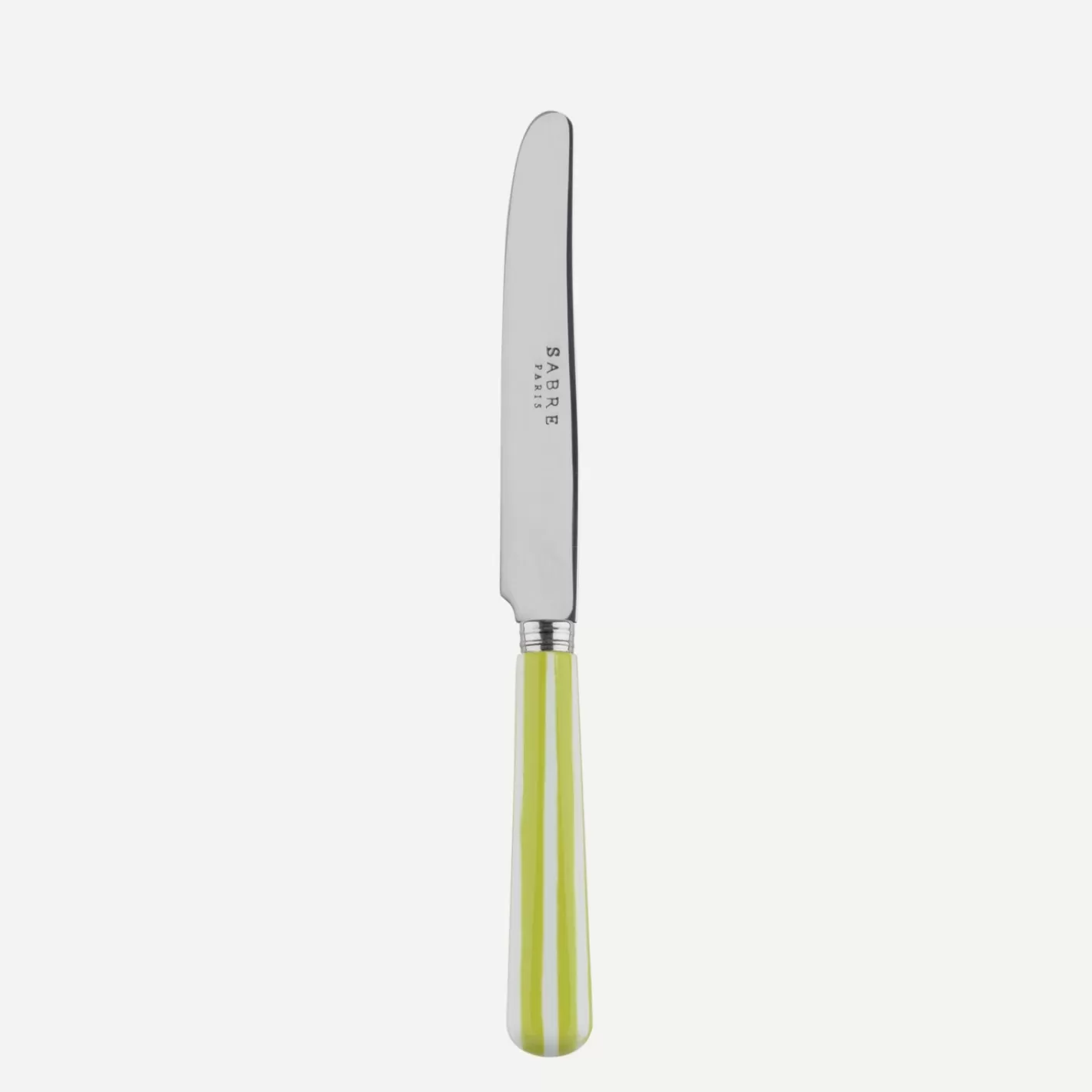 Sabre Paris Breakfast Knife>White Stripe, Lime