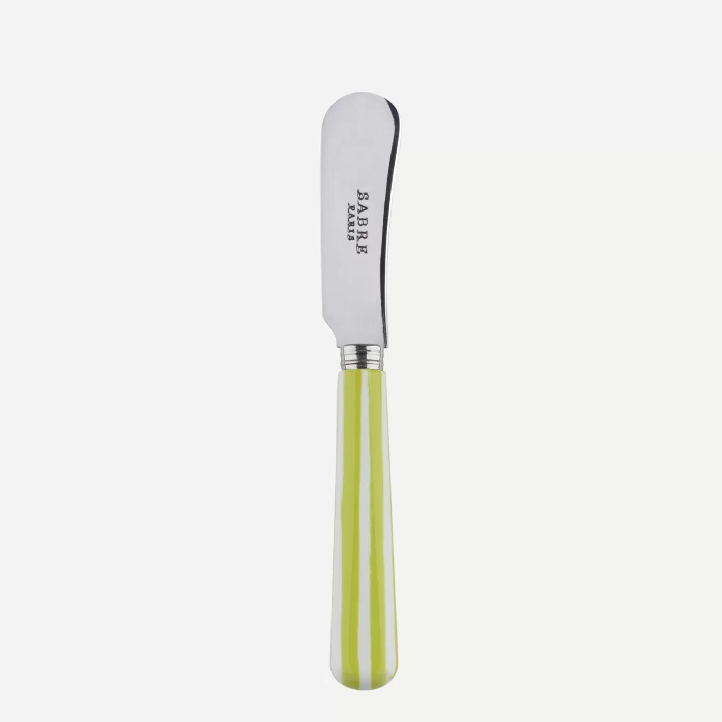 Sabre Paris Butter Spreader>White Stripe, Lime