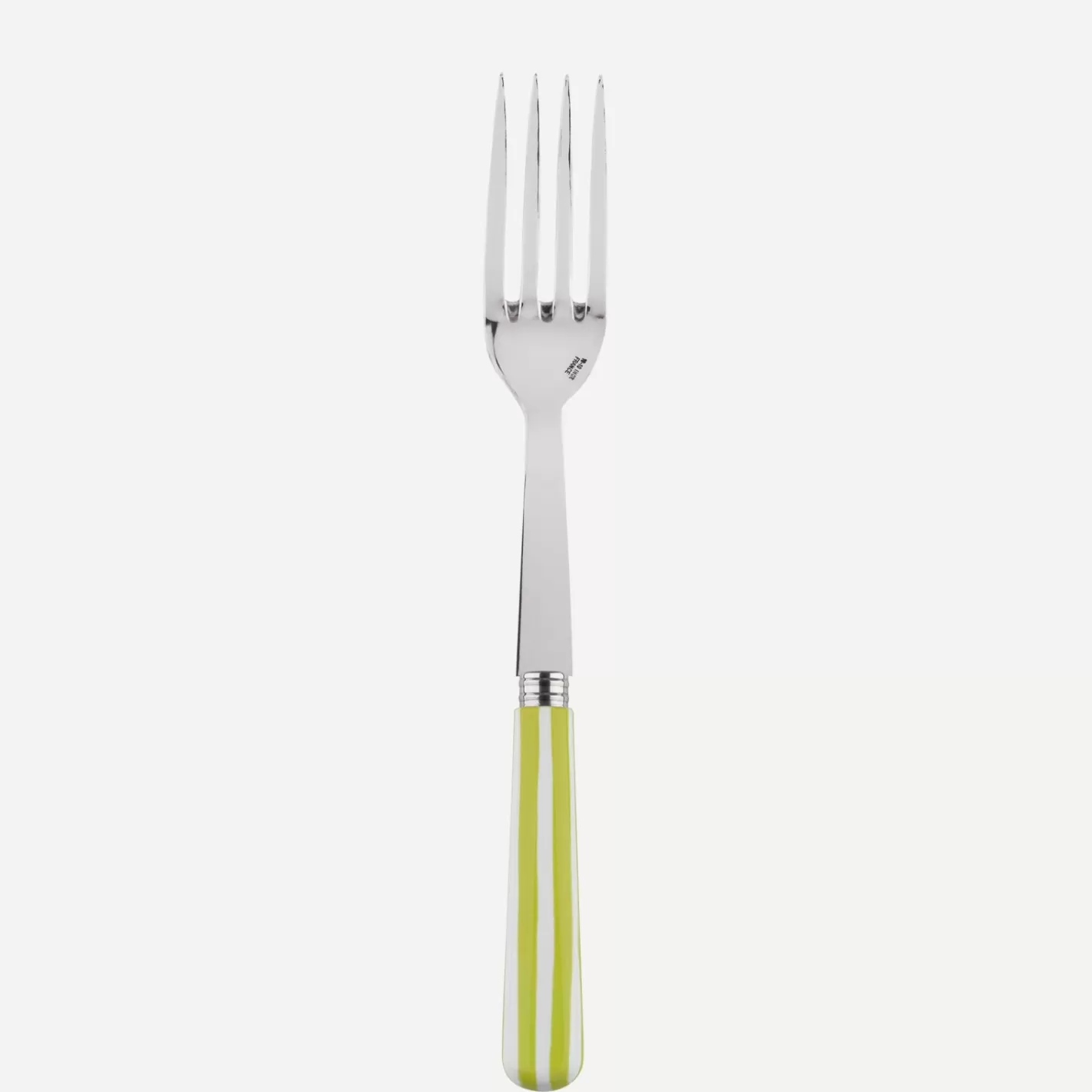 Sabre Paris Serving Fork>White Stripe, Lime