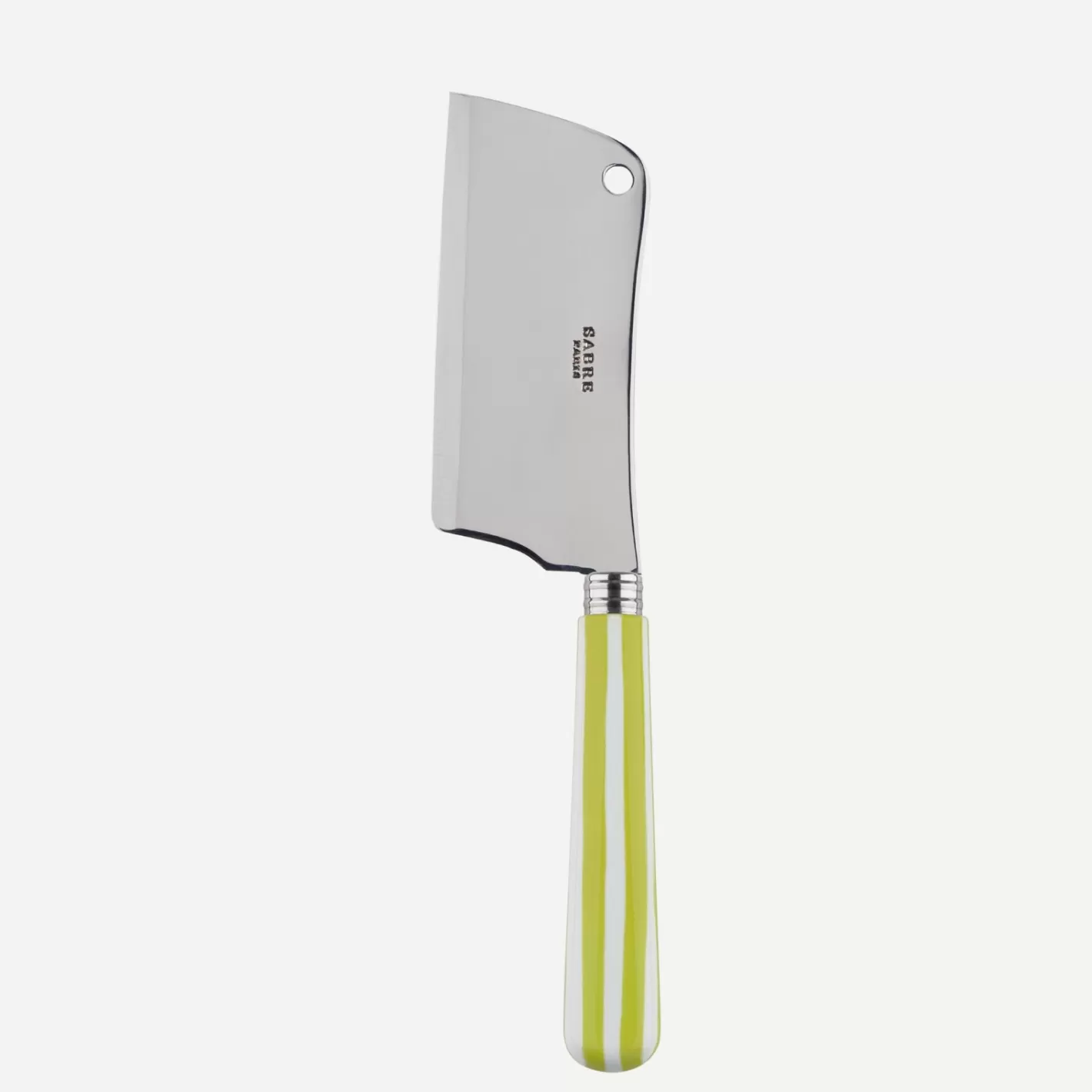 Sabre Paris Cheese Cleaver>White Stripe, Lime