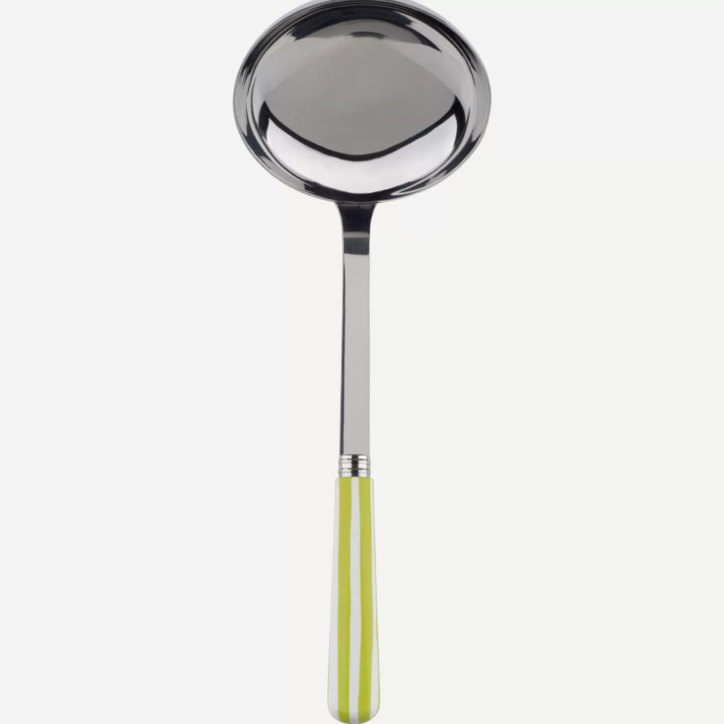 Sabre Paris Ladle>White Stripe, Lime