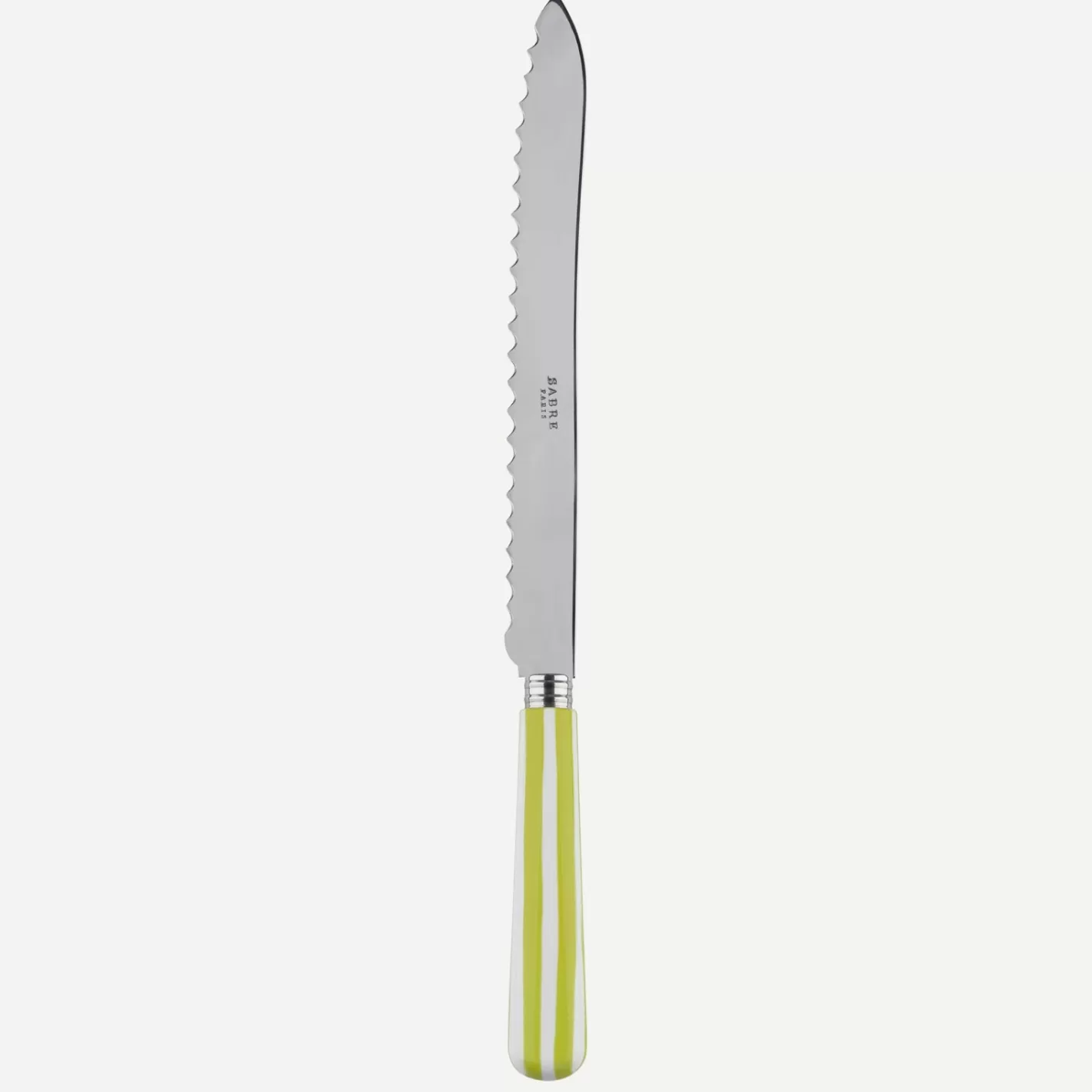 Sabre Paris Bread Knife>White Stripe, Lime